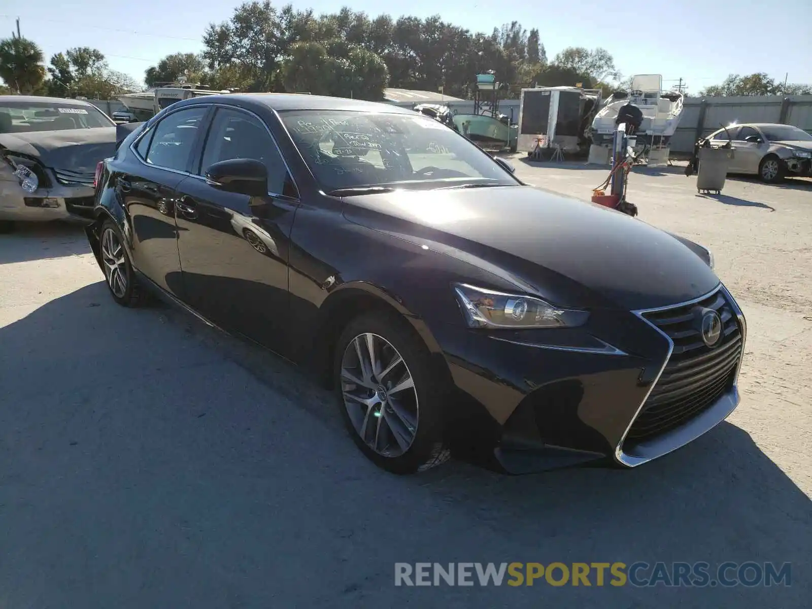 1 Photograph of a damaged car JTHAA1D21L5107888 LEXUS IS 2020