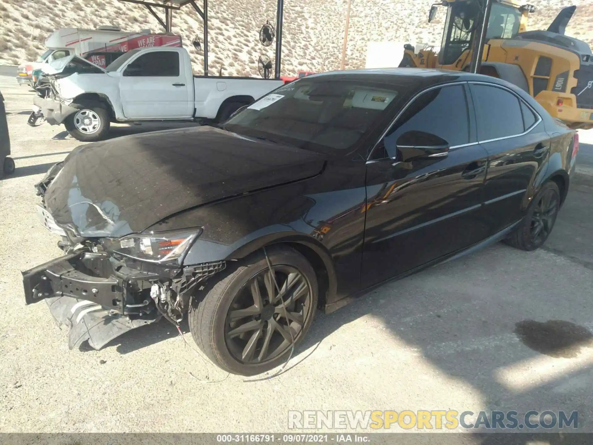 2 Фотография поврежденного автомобиля JTHAA1D22L5103025 LEXUS IS 2020