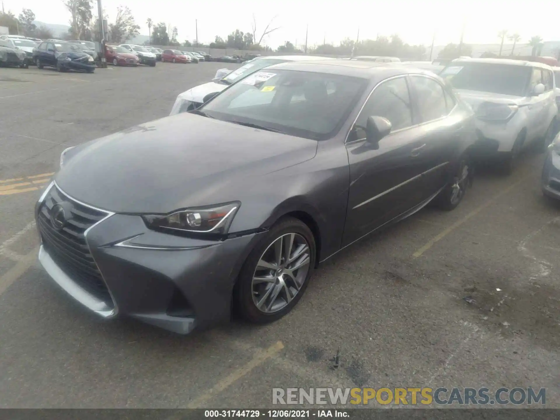 2 Photograph of a damaged car JTHAA1D22L5104112 LEXUS IS 2020