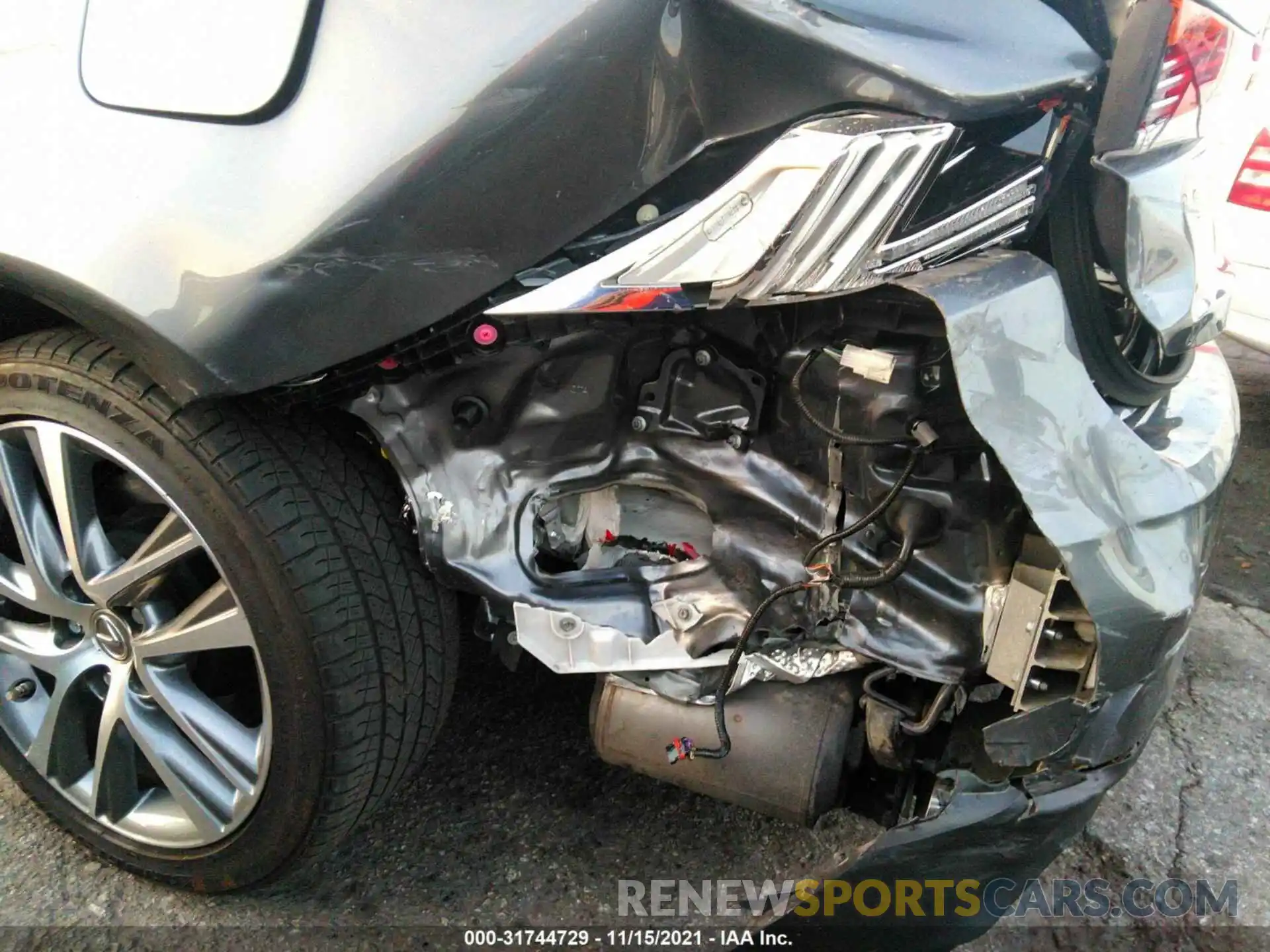 6 Photograph of a damaged car JTHAA1D22L5104112 LEXUS IS 2020