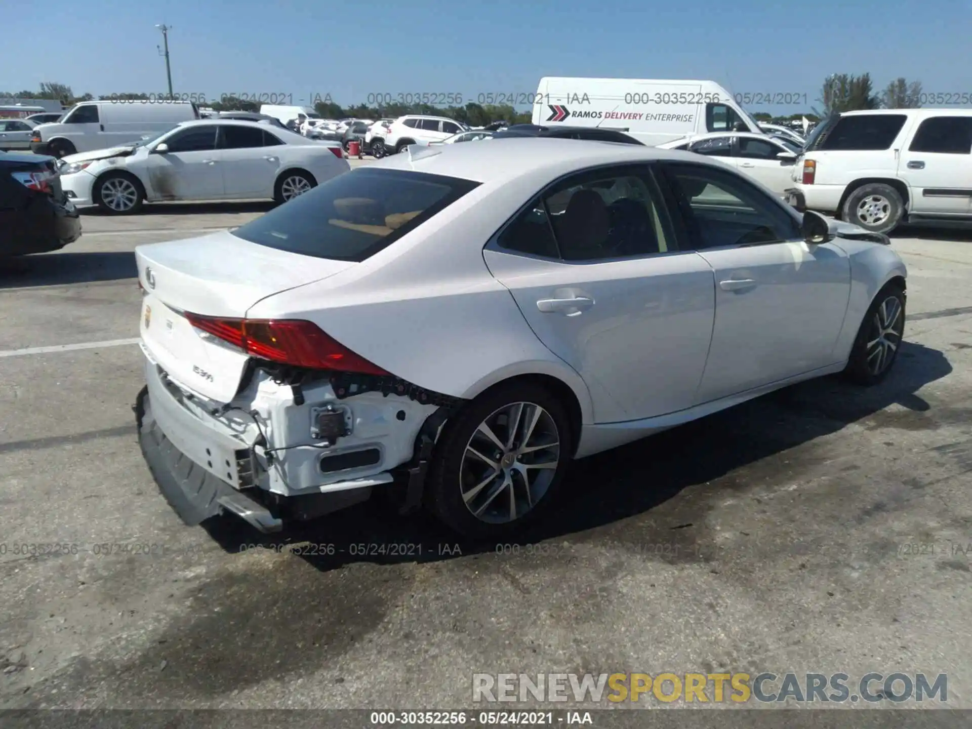 4 Photograph of a damaged car JTHAA1D22L5106801 LEXUS IS 2020