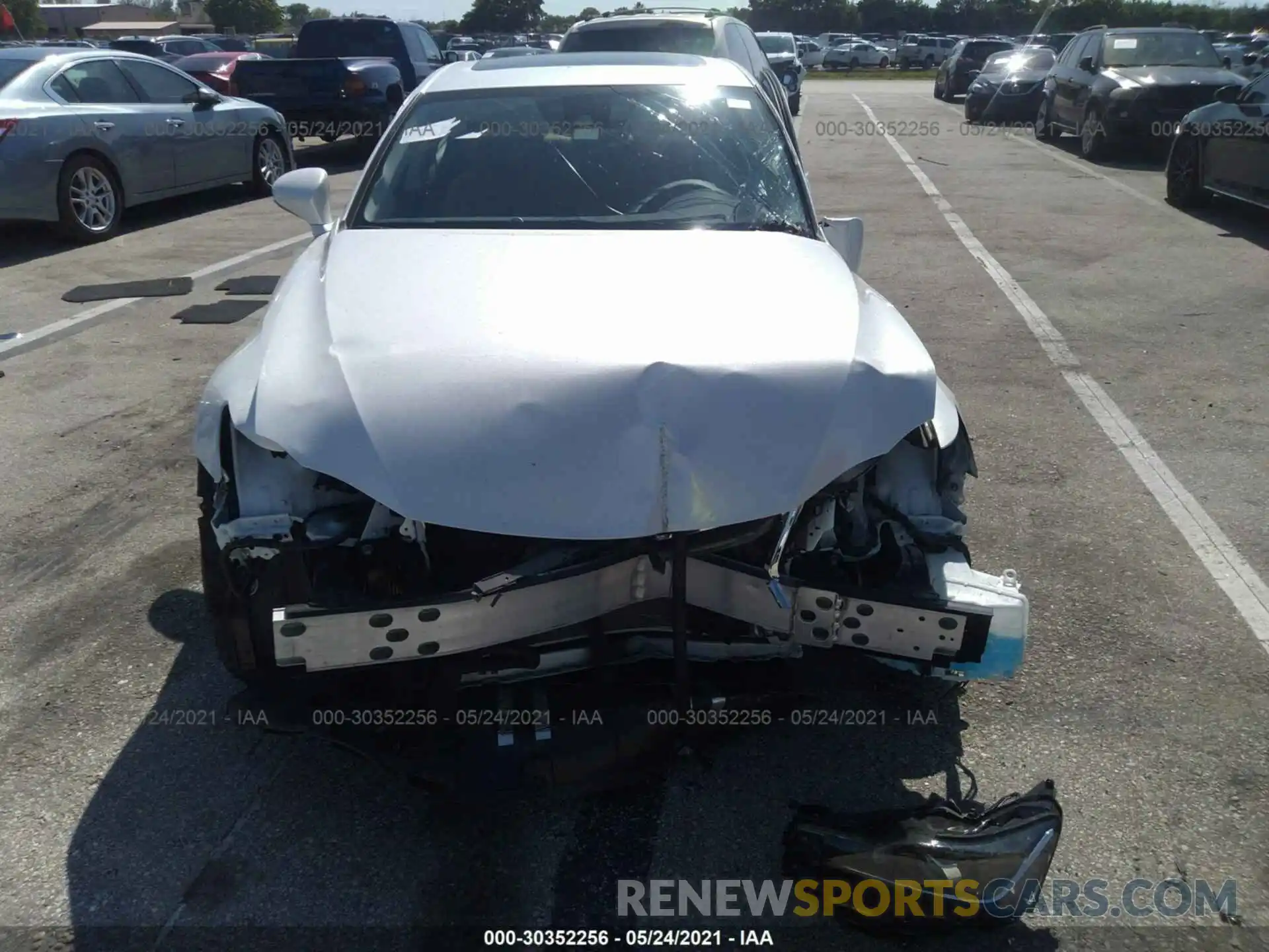 6 Photograph of a damaged car JTHAA1D22L5106801 LEXUS IS 2020