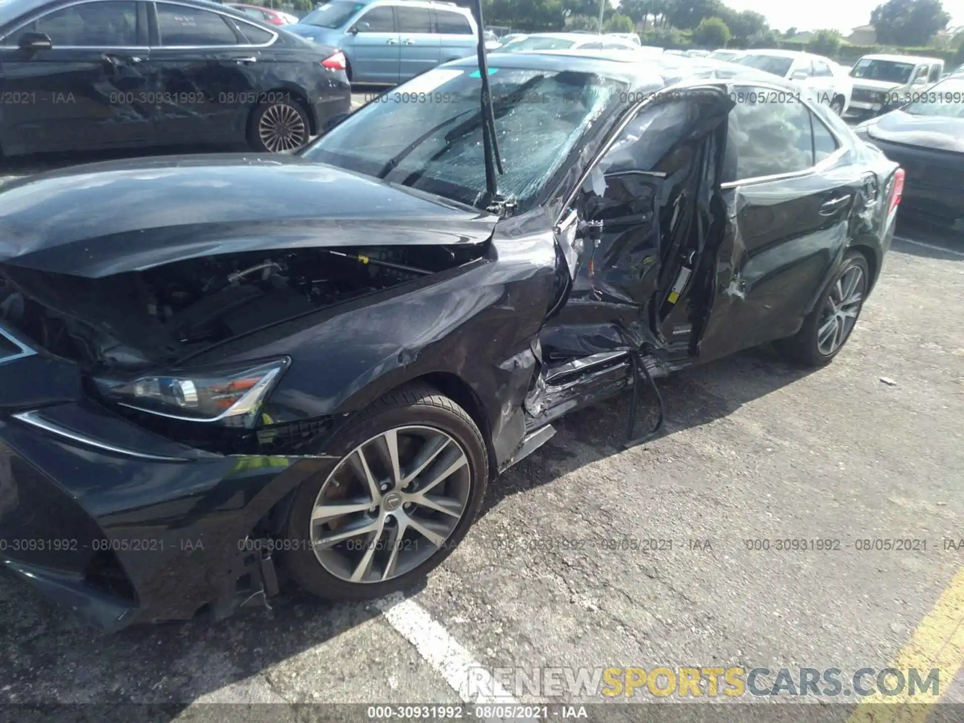 6 Photograph of a damaged car JTHAA1D22L5107866 LEXUS IS 2020