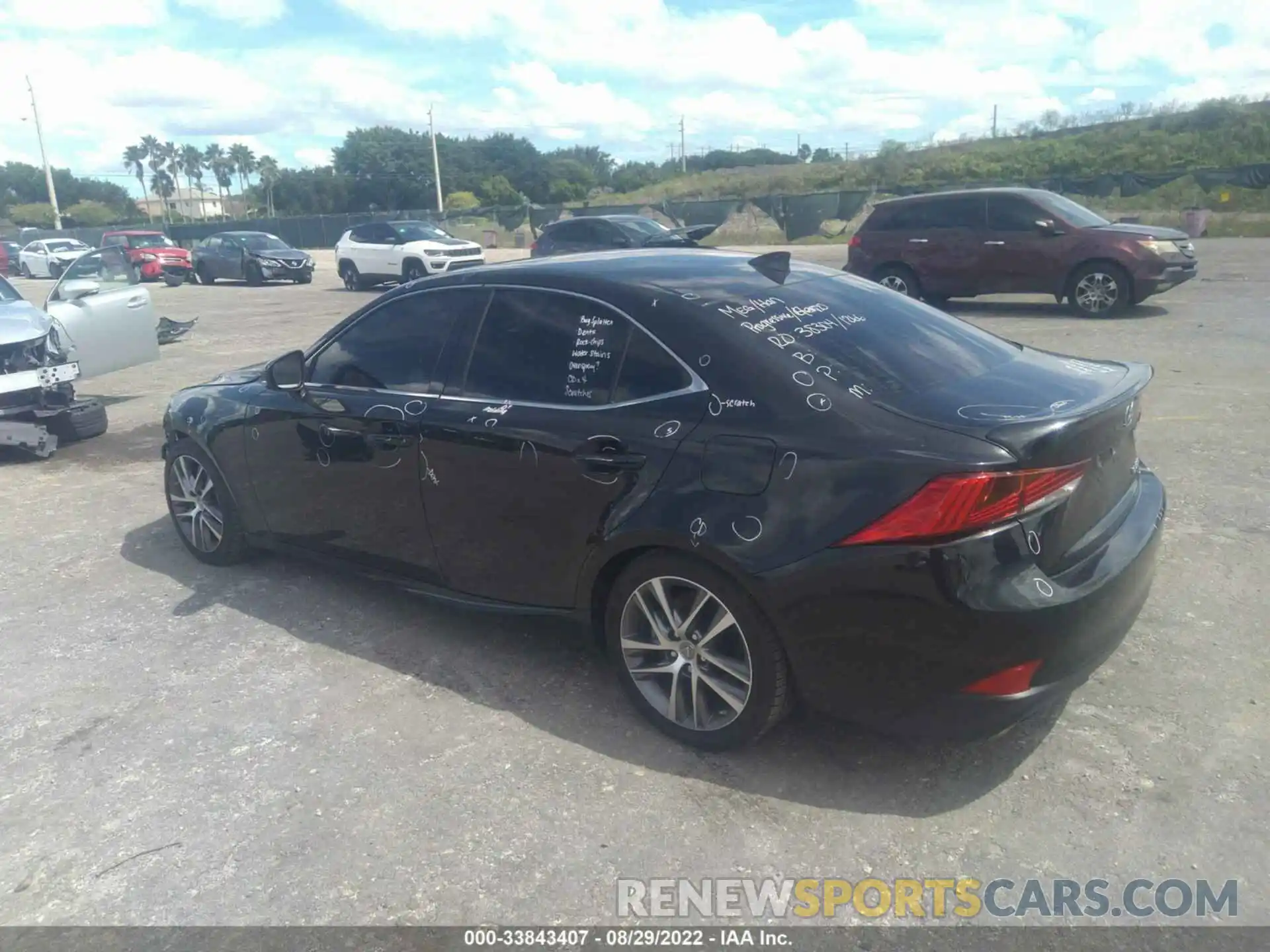 3 Photograph of a damaged car JTHAA1D22L5108256 LEXUS IS 2020