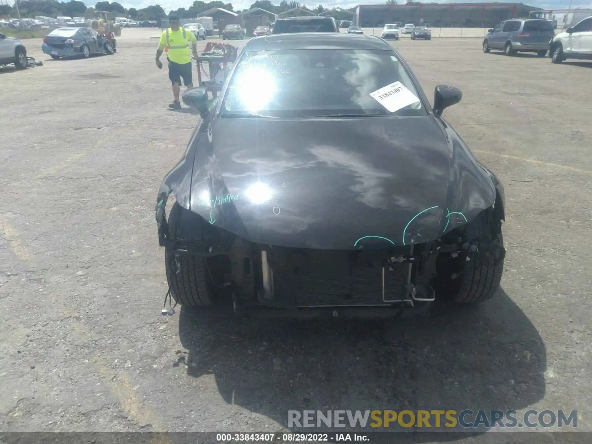 6 Photograph of a damaged car JTHAA1D22L5108256 LEXUS IS 2020