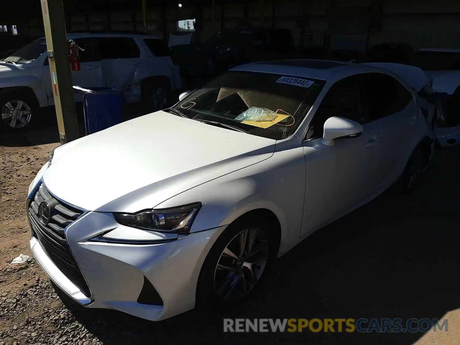 2 Photograph of a damaged car JTHAA1D23L5102210 LEXUS IS 2020