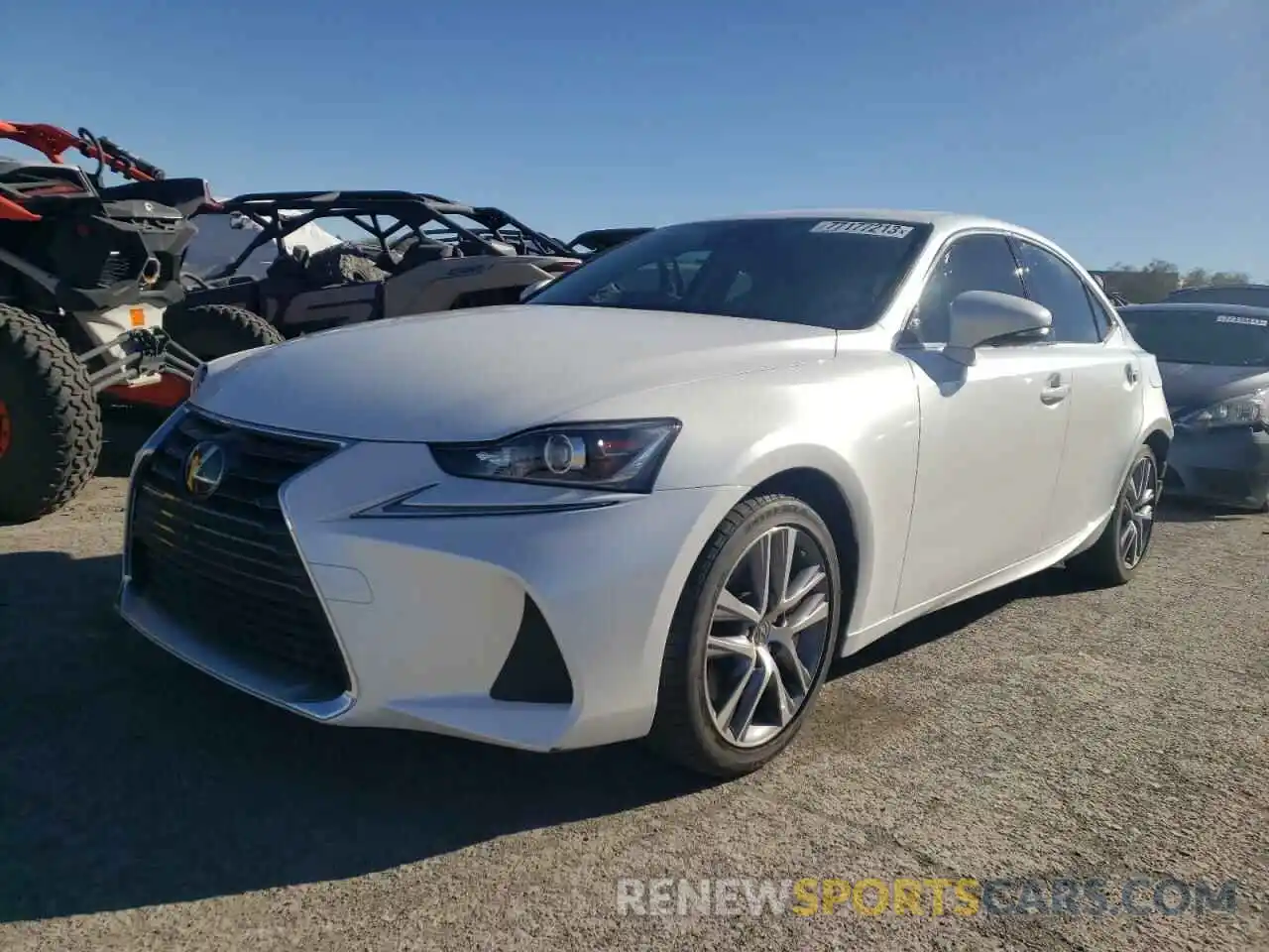 1 Photograph of a damaged car JTHAA1D23L5102417 LEXUS IS 2020