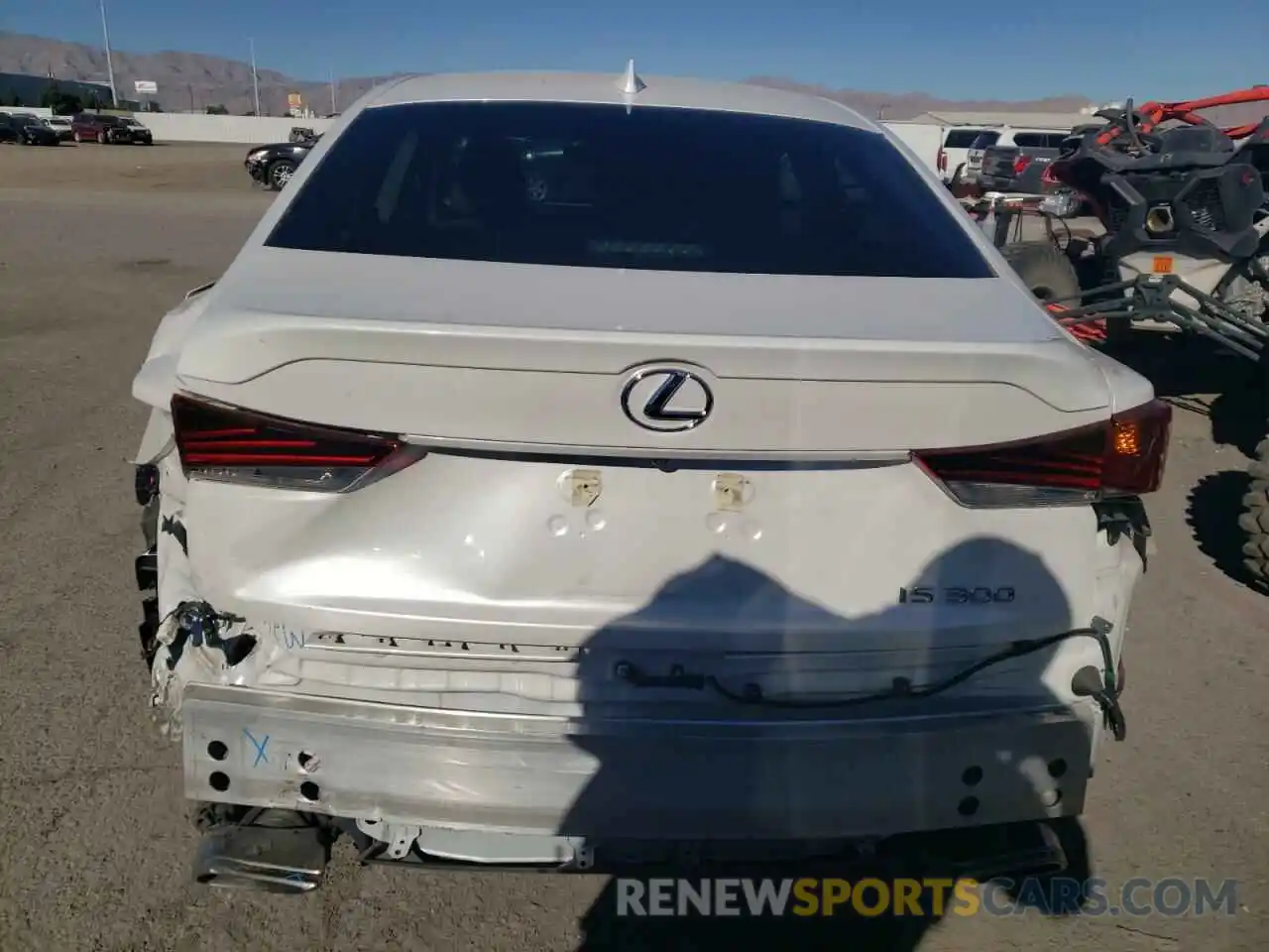 6 Photograph of a damaged car JTHAA1D23L5102417 LEXUS IS 2020