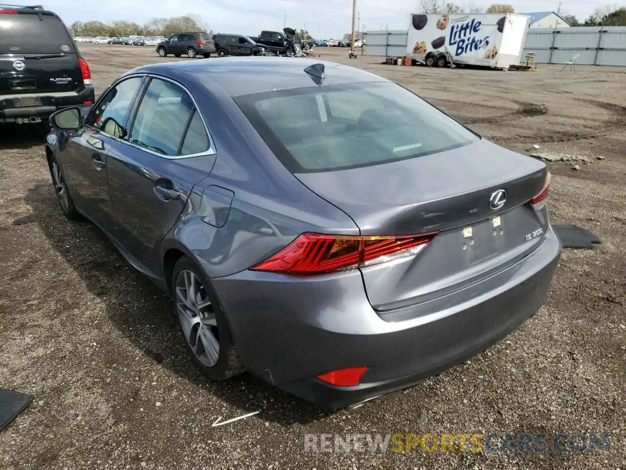 3 Photograph of a damaged car JTHAA1D23L5103437 LEXUS IS 2020