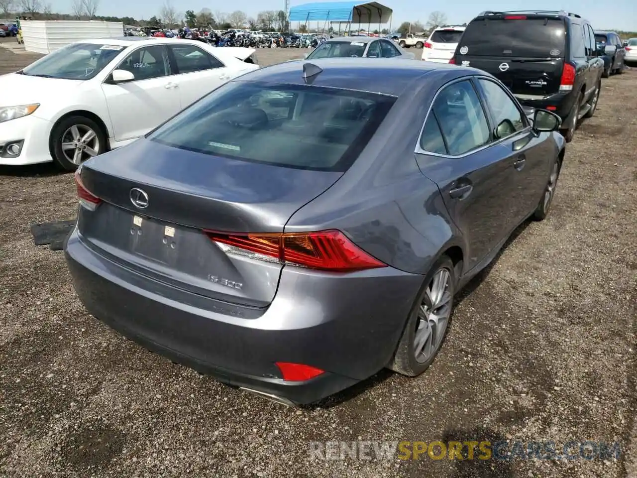 4 Photograph of a damaged car JTHAA1D23L5103437 LEXUS IS 2020