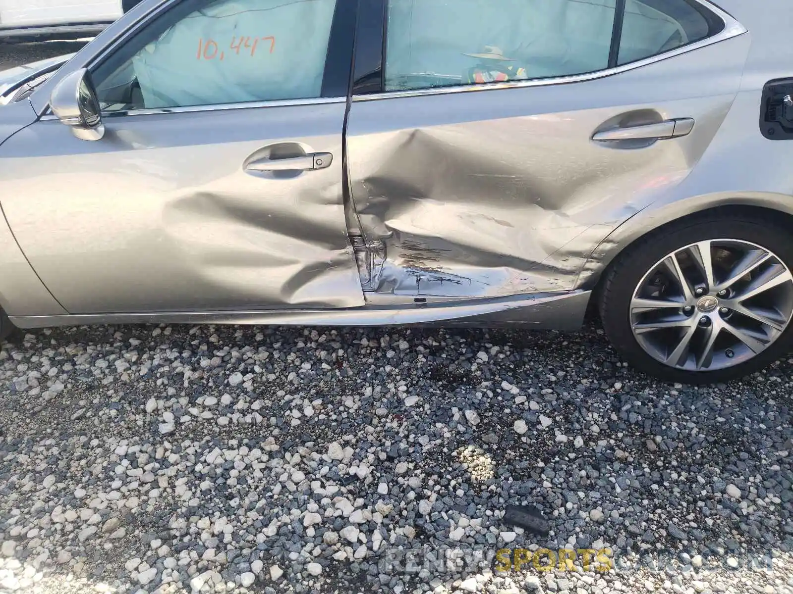 10 Photograph of a damaged car JTHAA1D24L5103978 LEXUS IS 2020