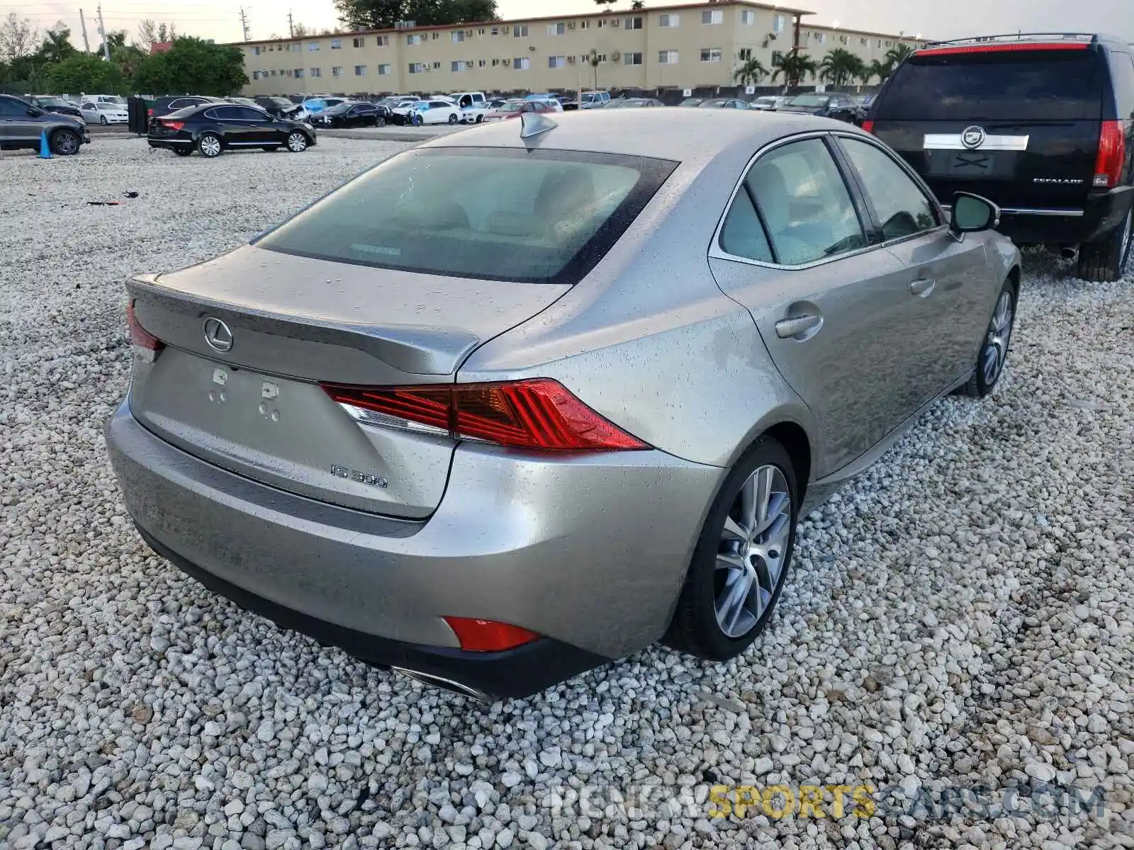 4 Photograph of a damaged car JTHAA1D24L5103978 LEXUS IS 2020