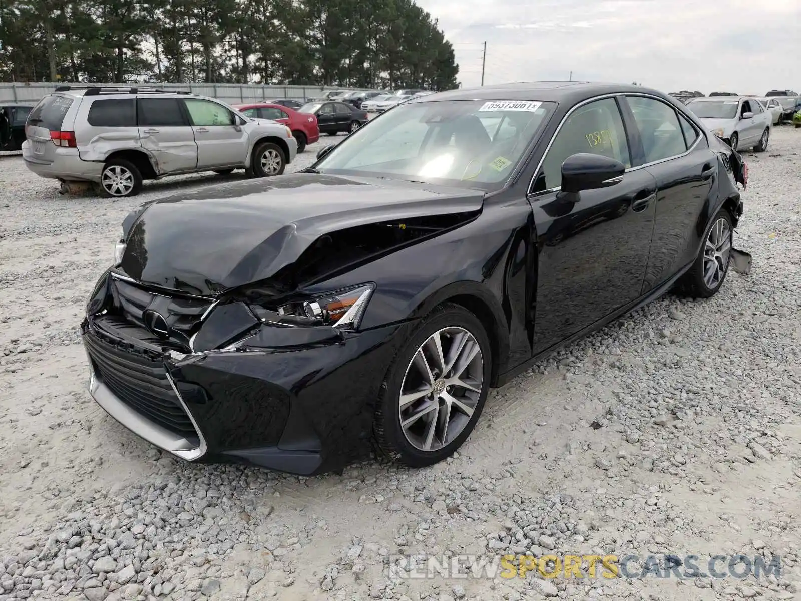 2 Photograph of a damaged car JTHAA1D24L5104239 LEXUS IS 2020