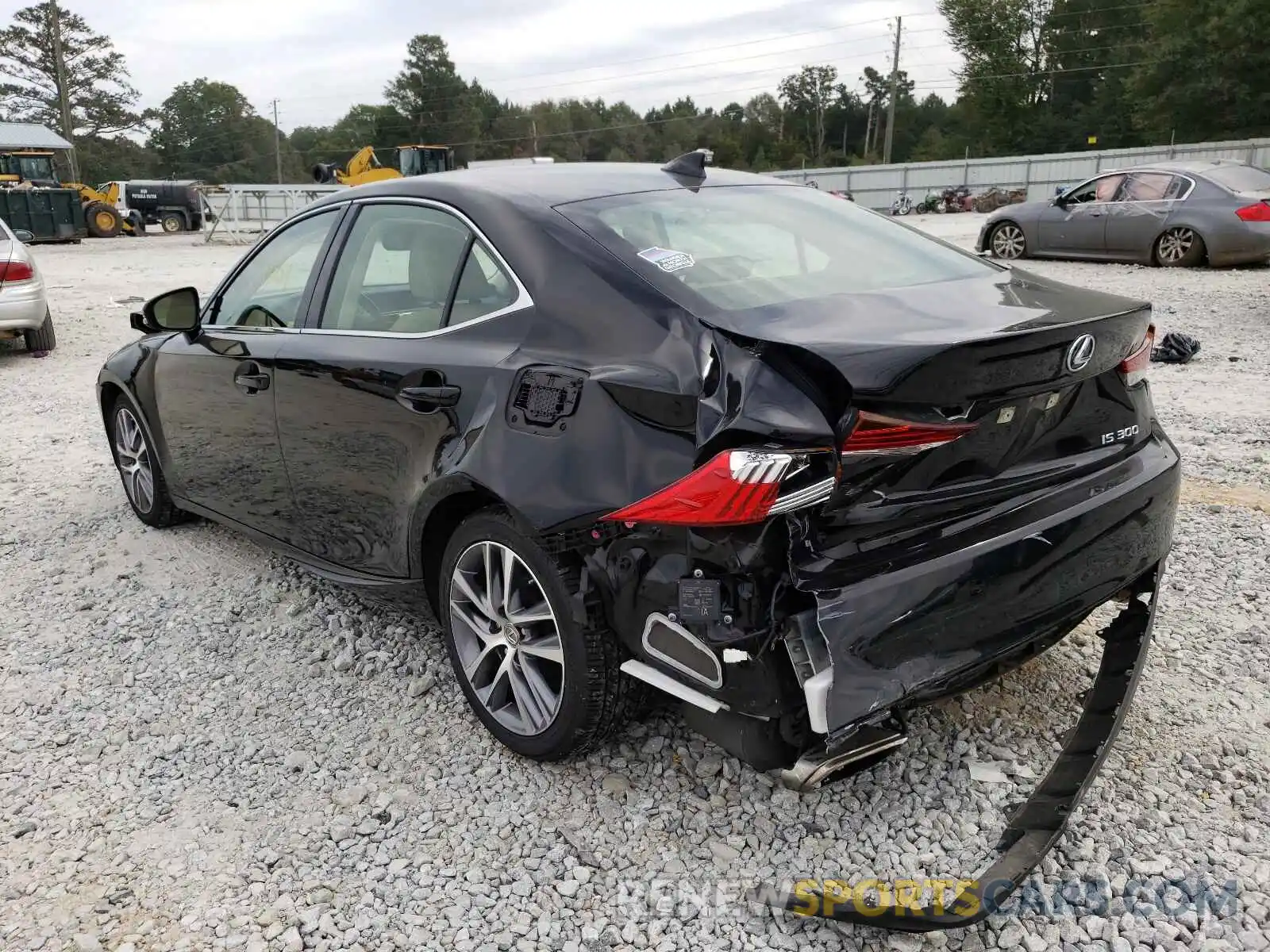 3 Photograph of a damaged car JTHAA1D24L5104239 LEXUS IS 2020