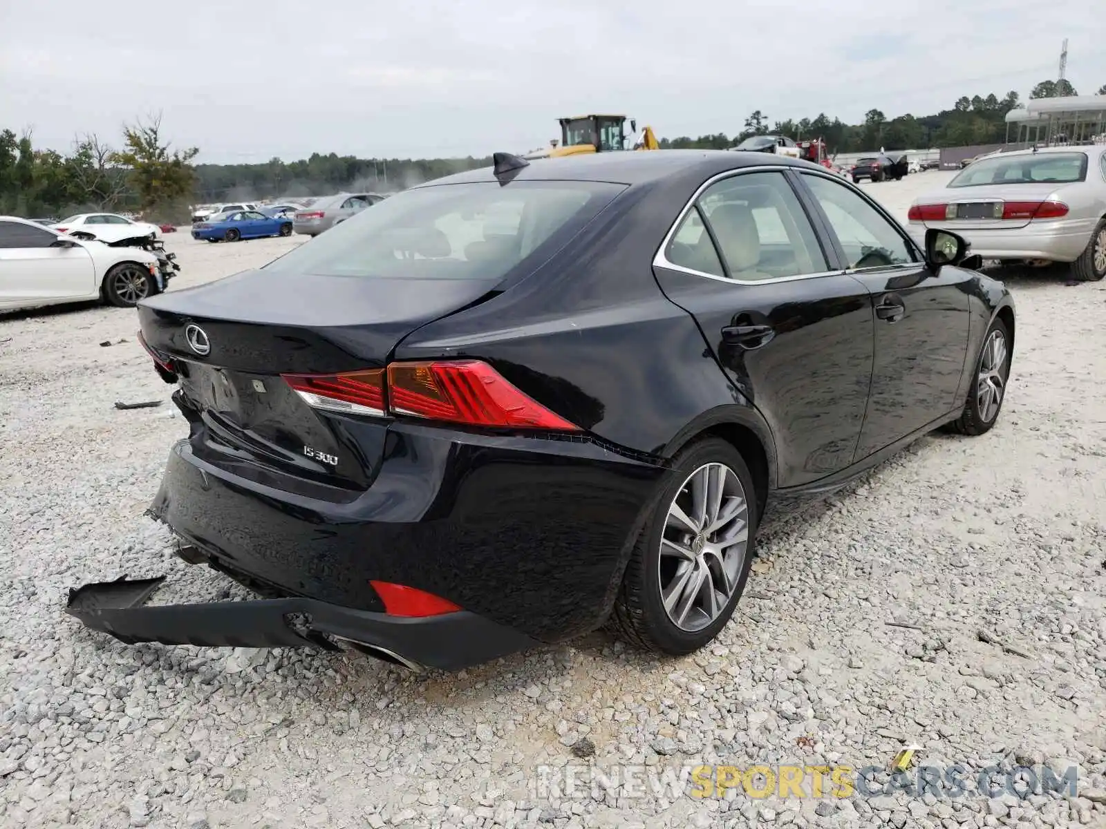 4 Photograph of a damaged car JTHAA1D24L5104239 LEXUS IS 2020