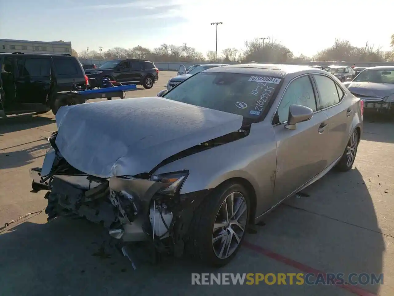 2 Photograph of a damaged car JTHAA1D25L5102466 LEXUS IS 2020