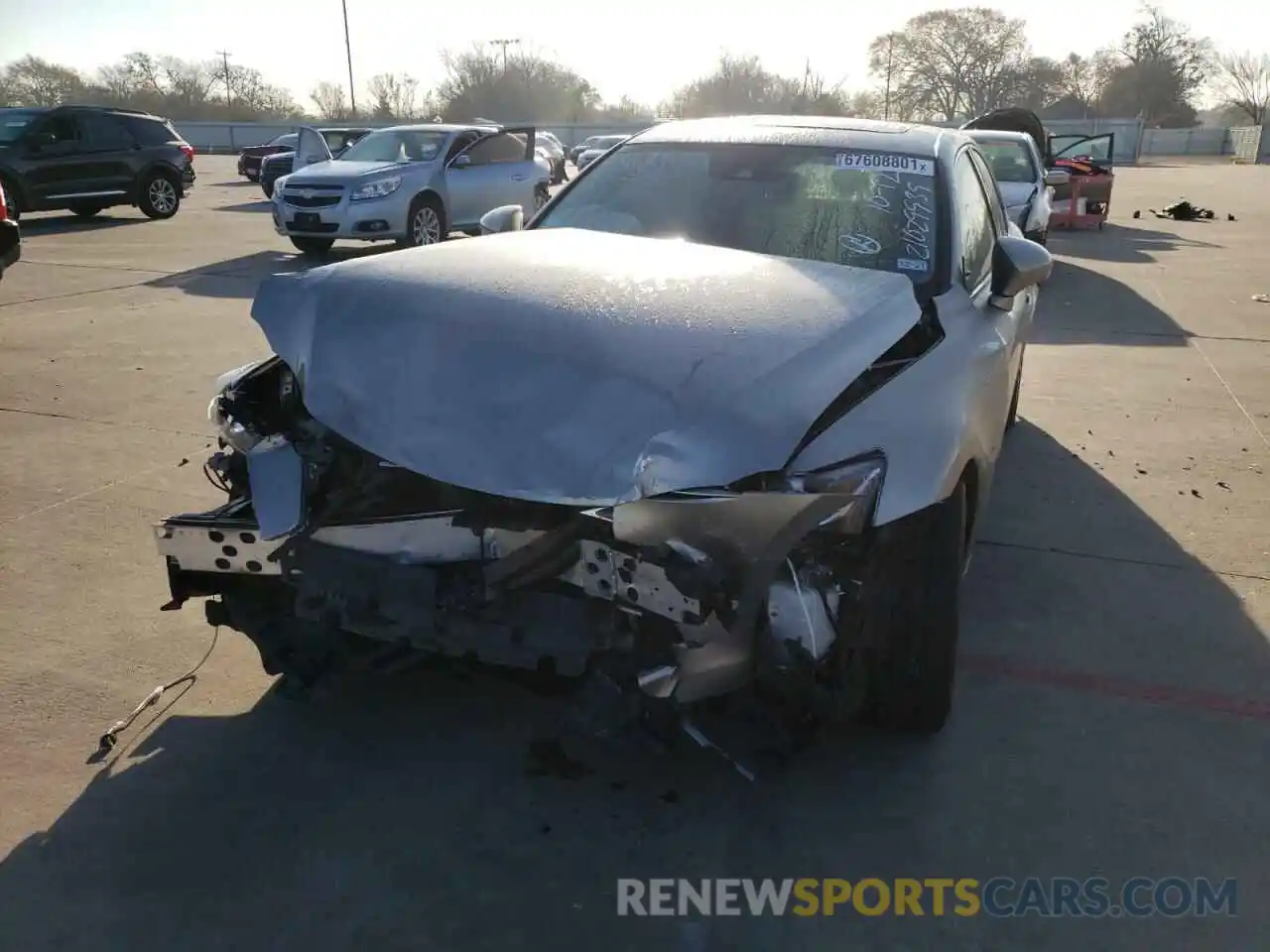 9 Photograph of a damaged car JTHAA1D25L5102466 LEXUS IS 2020