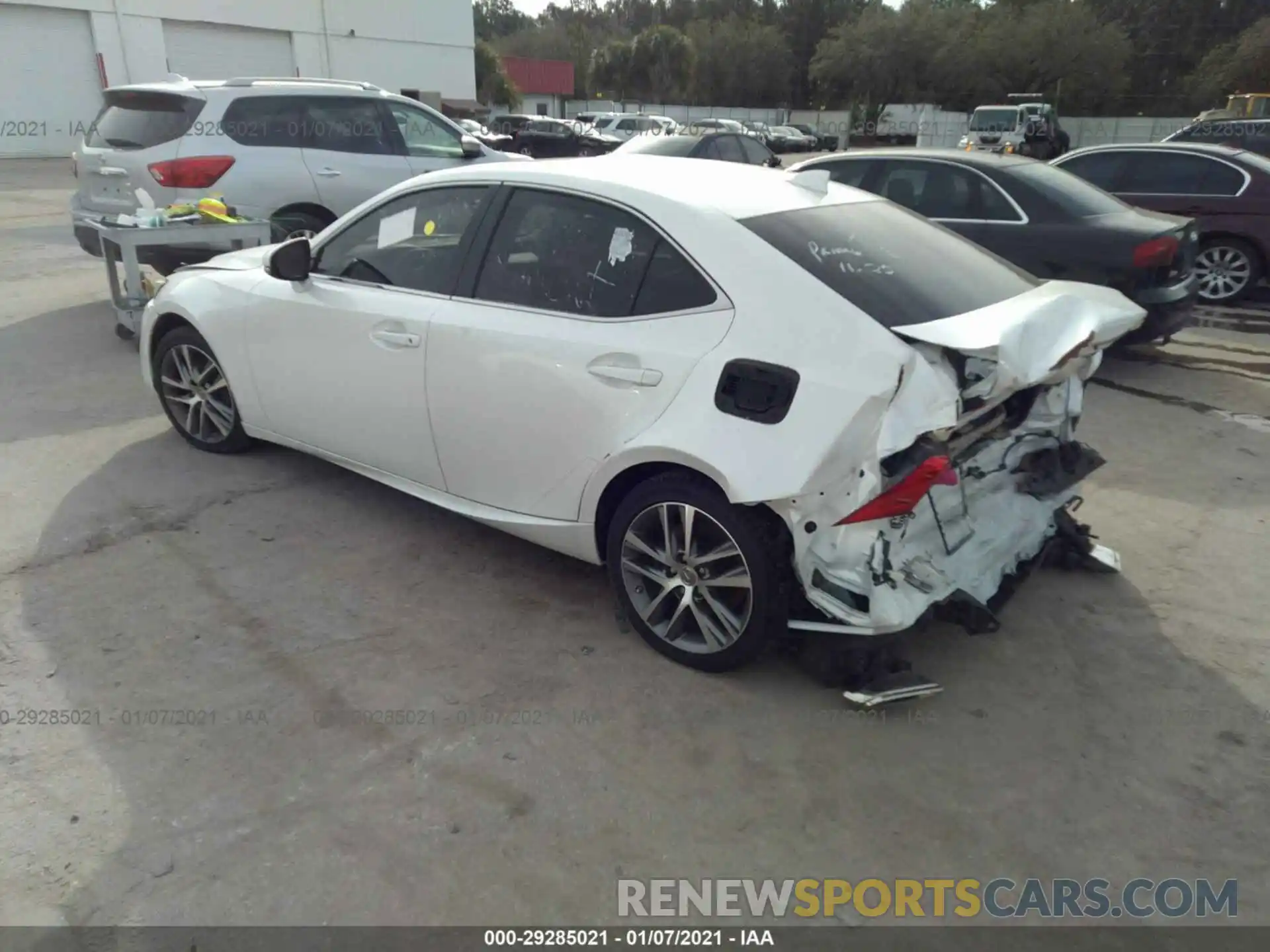 3 Photograph of a damaged car JTHAA1D25L5102807 LEXUS IS 2020