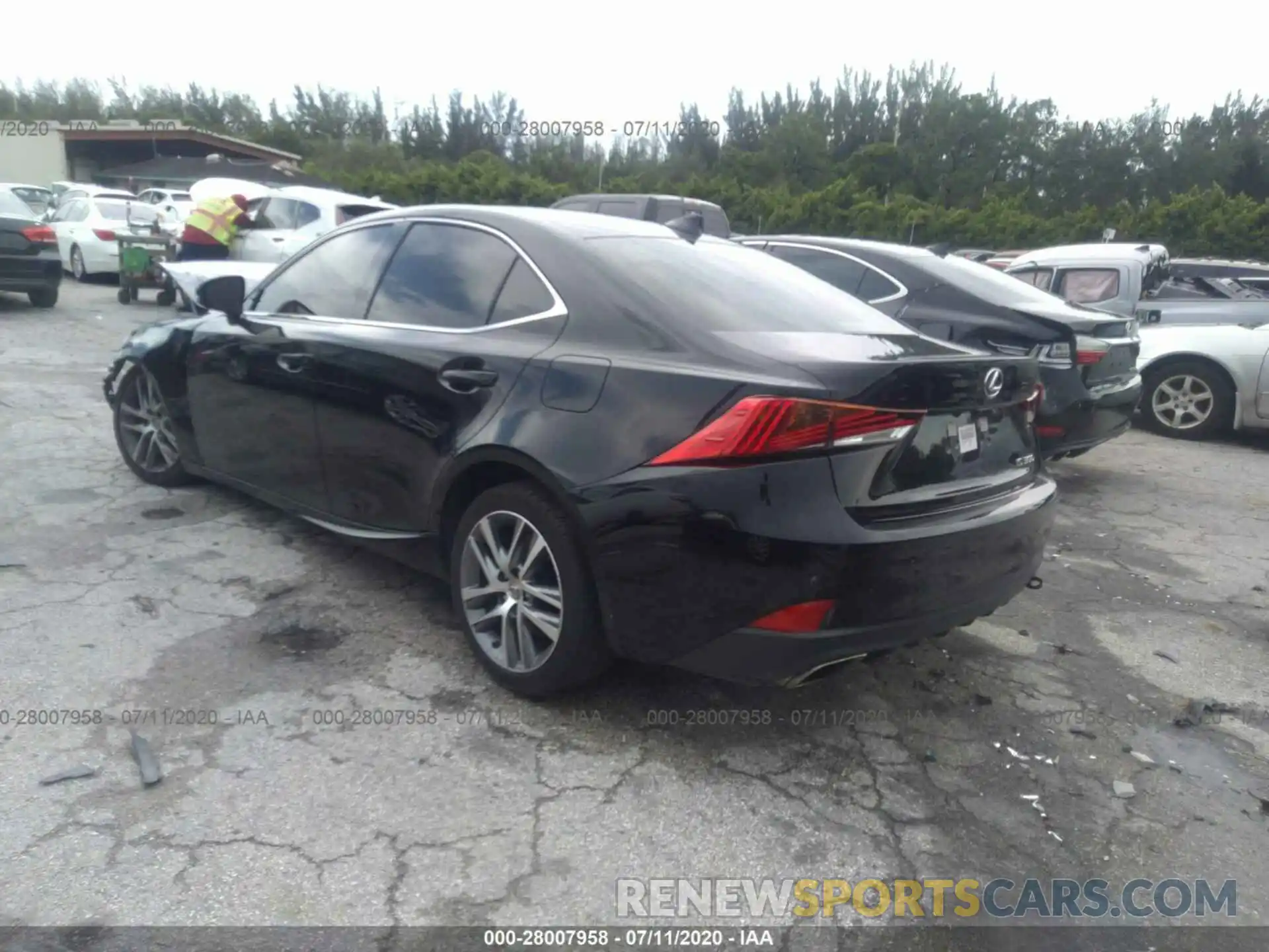 3 Photograph of a damaged car JTHAA1D25L5103035 LEXUS IS 2020