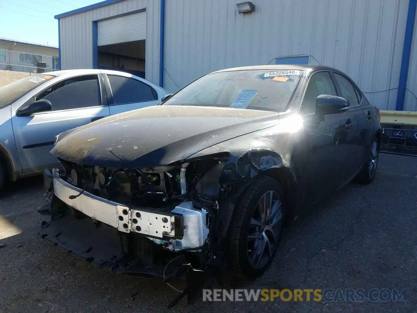 2 Photograph of a damaged car JTHAA1D25L5105416 LEXUS IS 2020