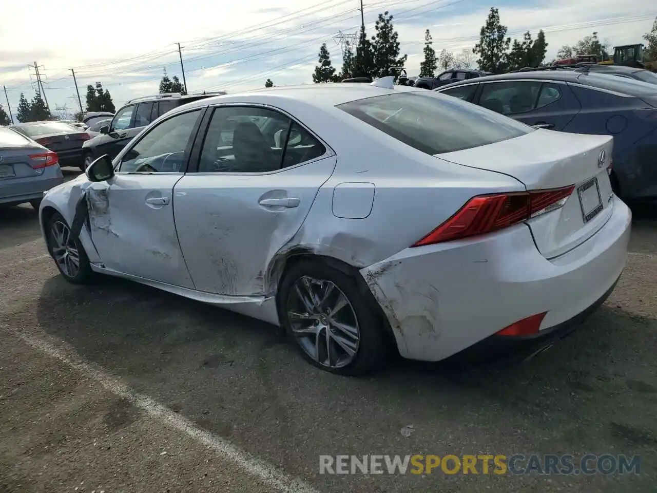 2 Photograph of a damaged car JTHAA1D25L5108851 LEXUS IS 2020