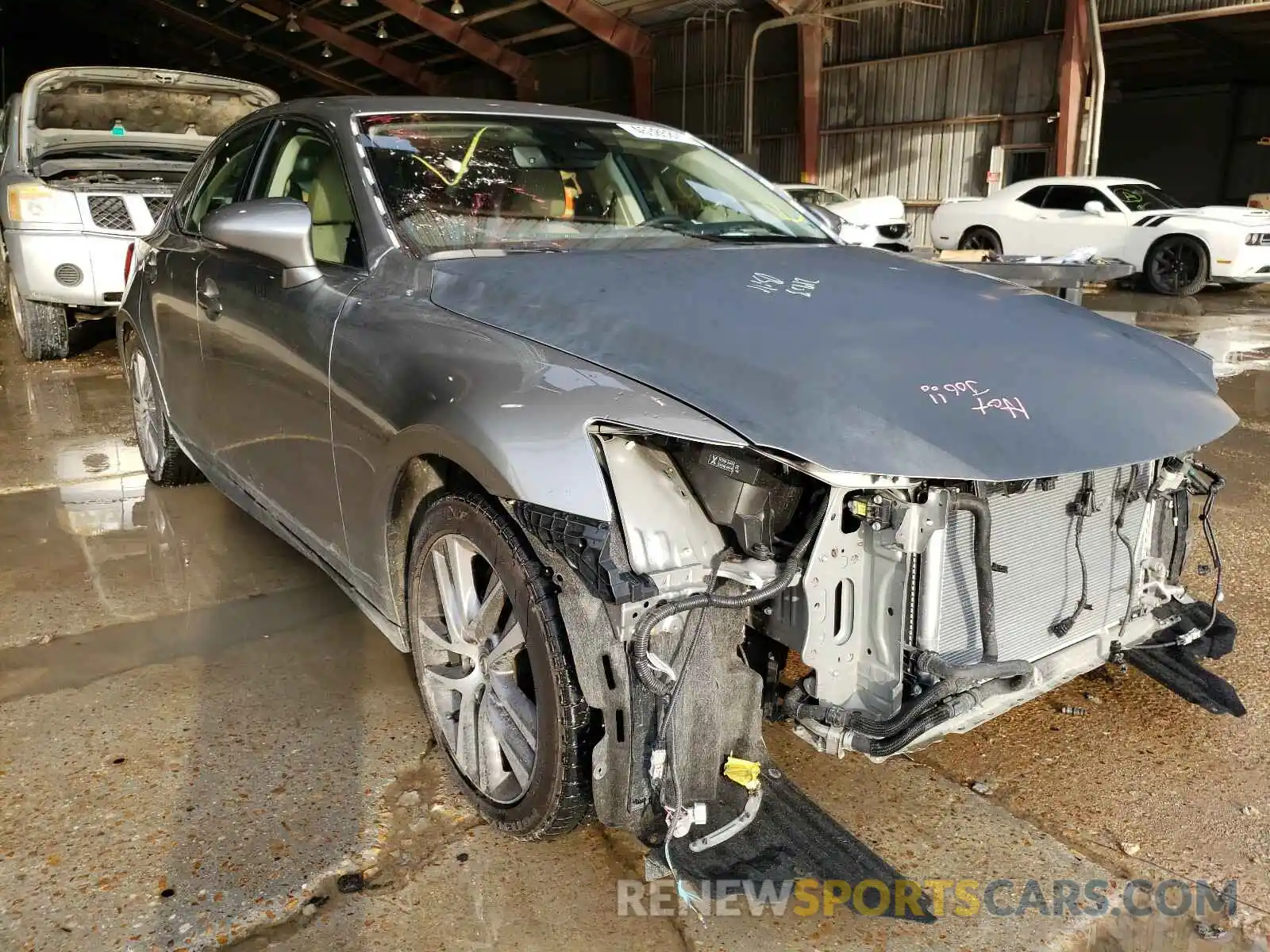 1 Photograph of a damaged car JTHAA1D26L5101634 LEXUS IS 2020