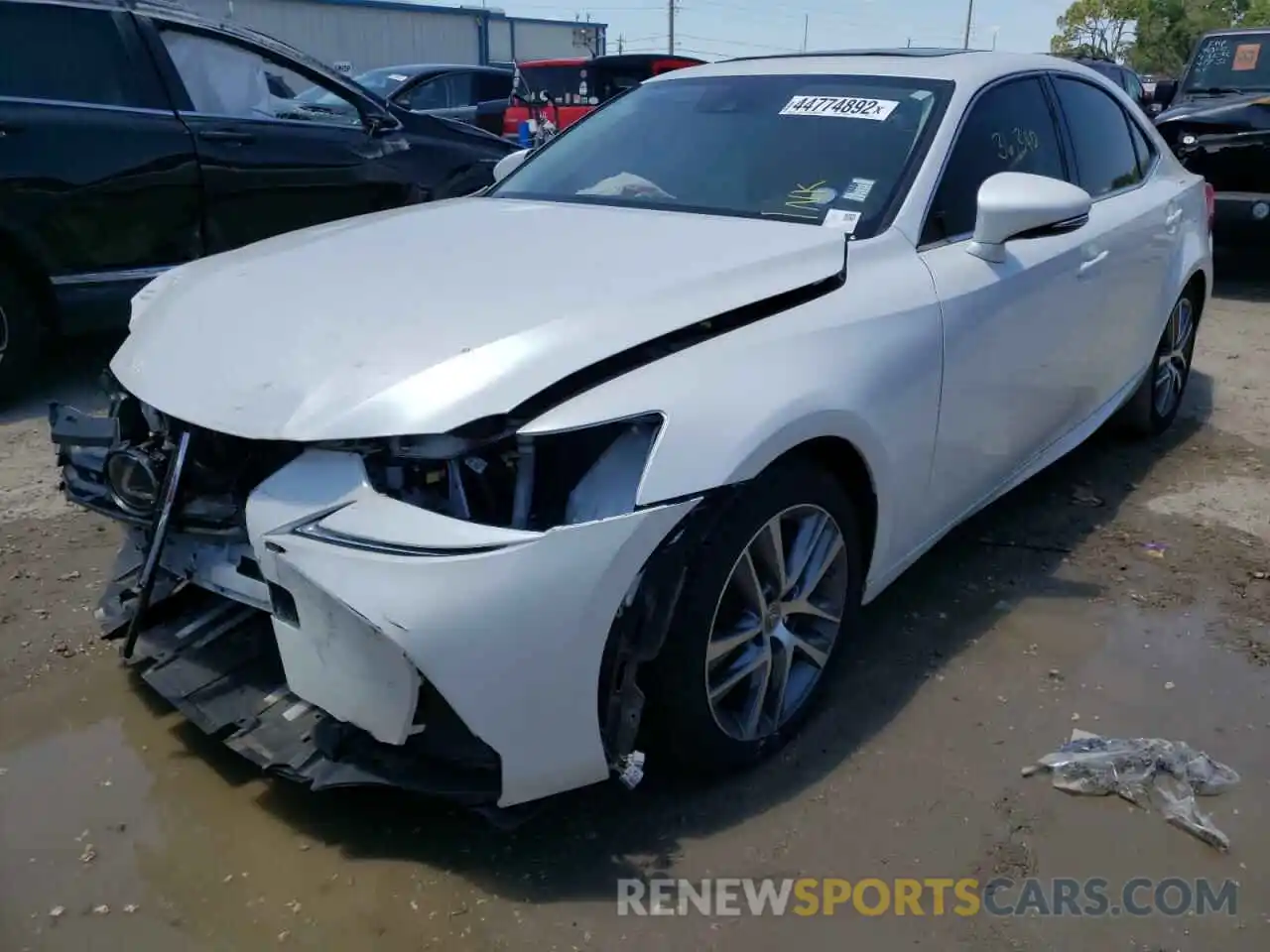 2 Photograph of a damaged car JTHAA1D26L5101861 LEXUS IS 2020