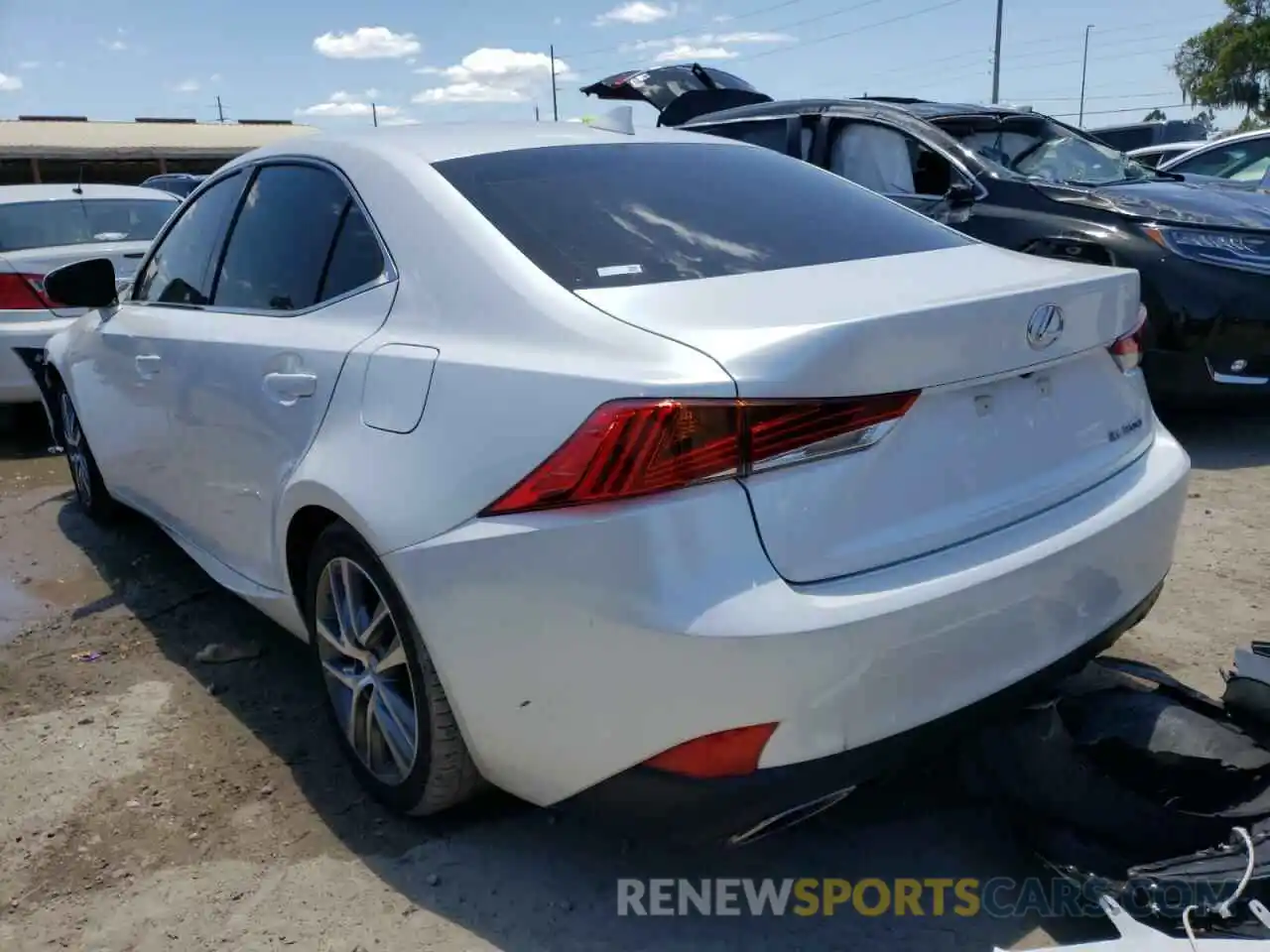 3 Photograph of a damaged car JTHAA1D26L5101861 LEXUS IS 2020