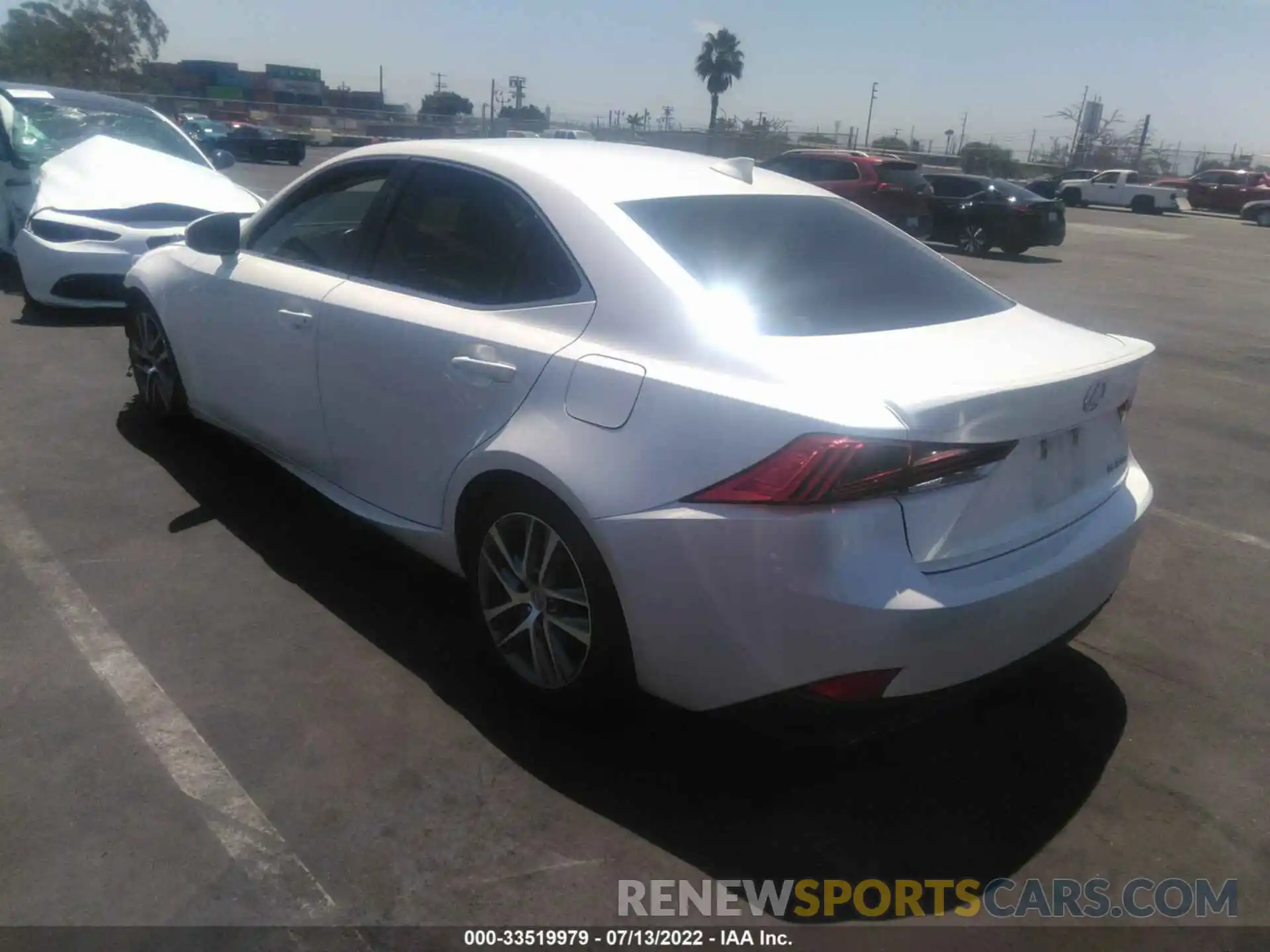 3 Photograph of a damaged car JTHAA1D26L5101956 LEXUS IS 2020