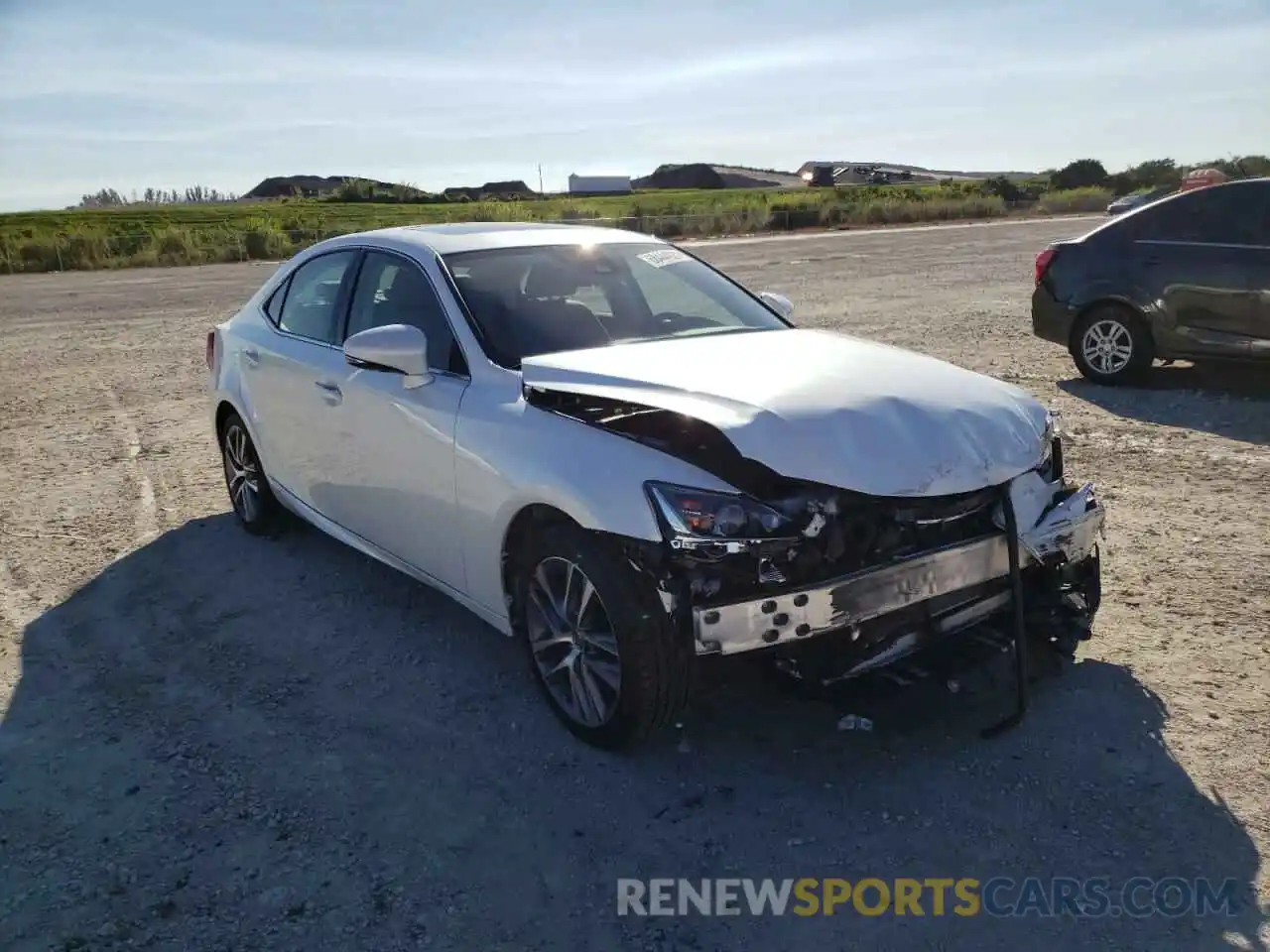 1 Photograph of a damaged car JTHAA1D26L5106414 LEXUS IS 2020