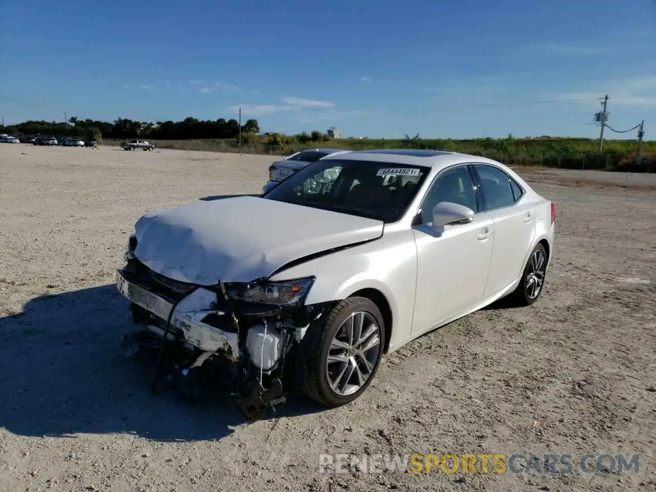 2 Photograph of a damaged car JTHAA1D26L5106414 LEXUS IS 2020