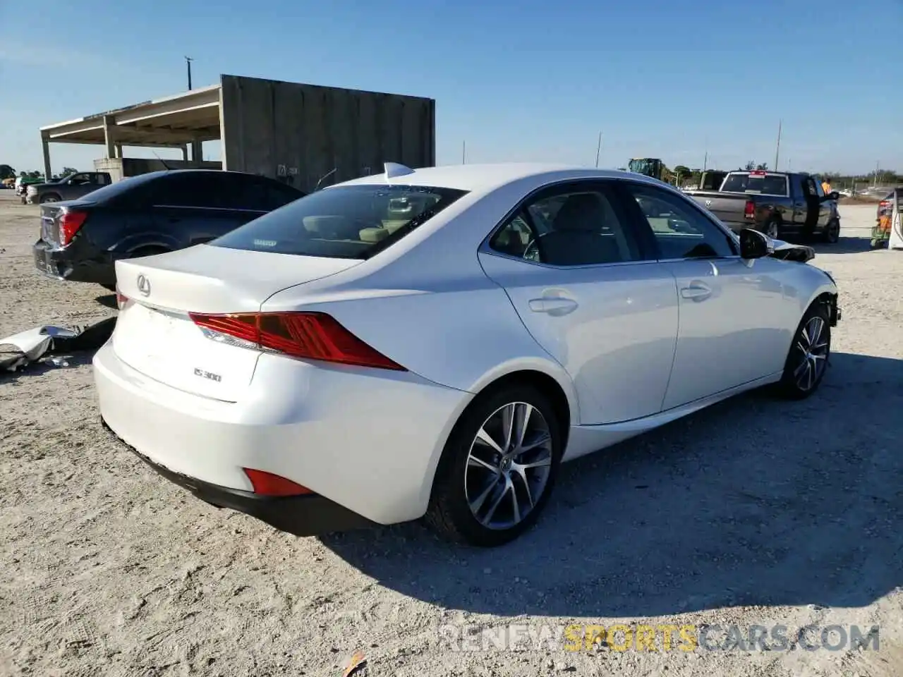 4 Photograph of a damaged car JTHAA1D26L5106414 LEXUS IS 2020