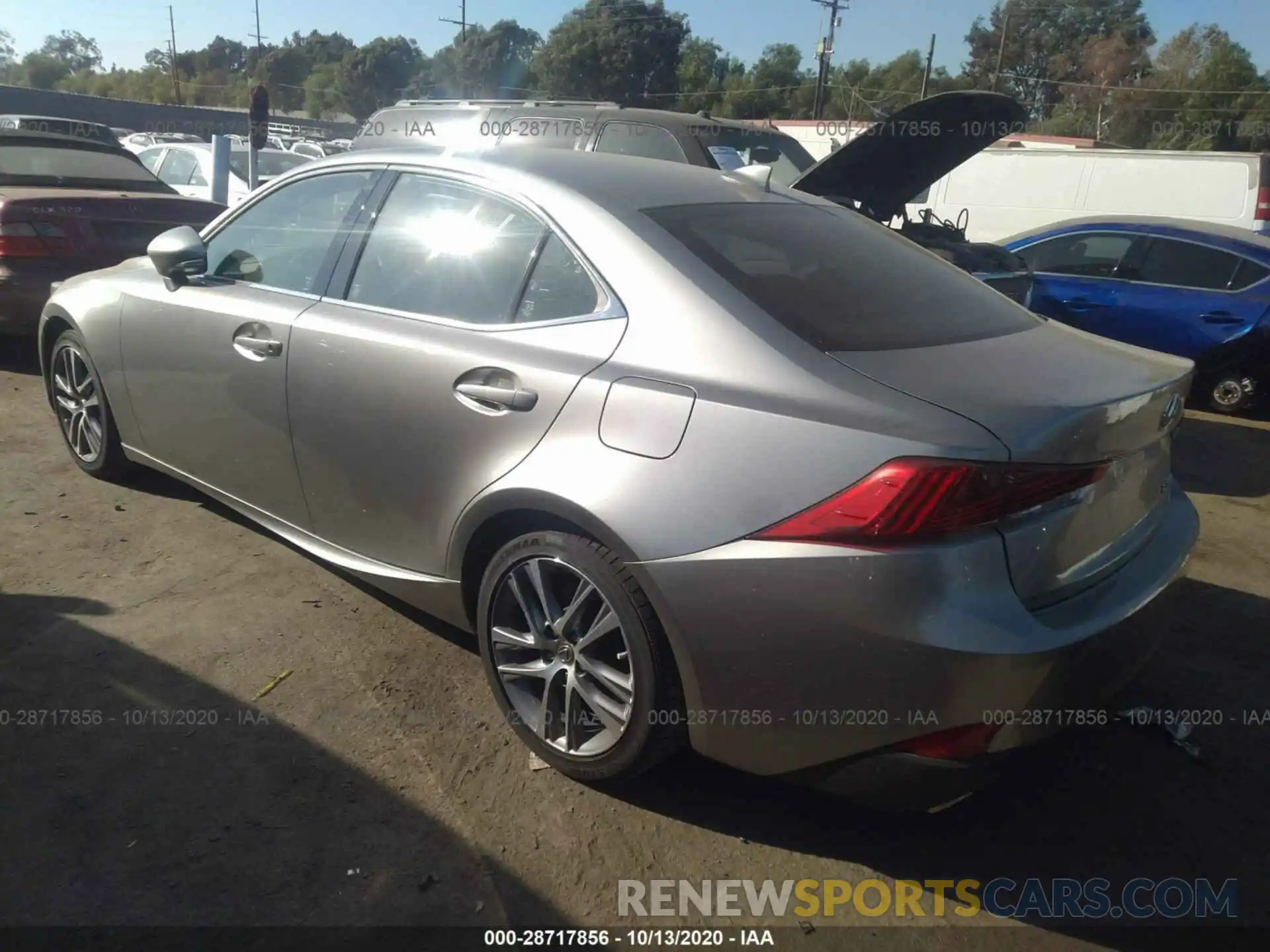 3 Photograph of a damaged car JTHAA1D27L5106583 LEXUS IS 2020