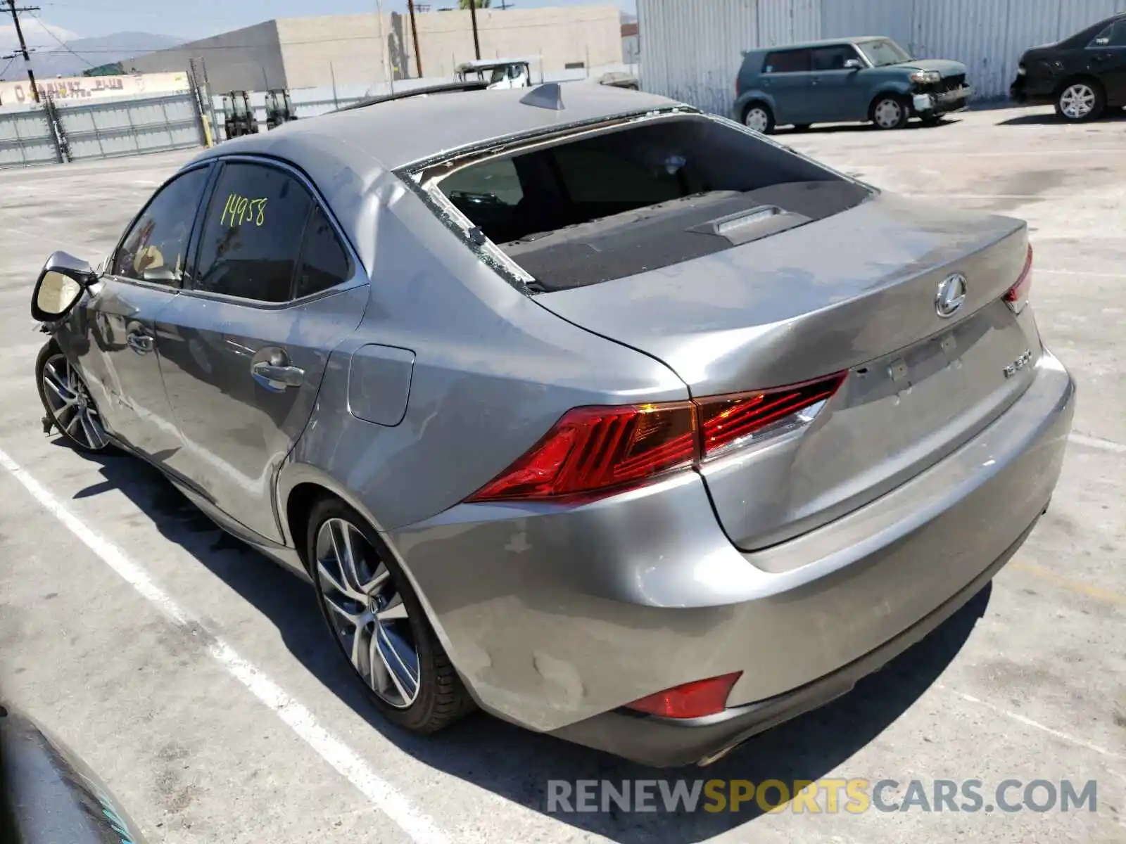 3 Photograph of a damaged car JTHAA1D28L5102638 LEXUS IS 2020