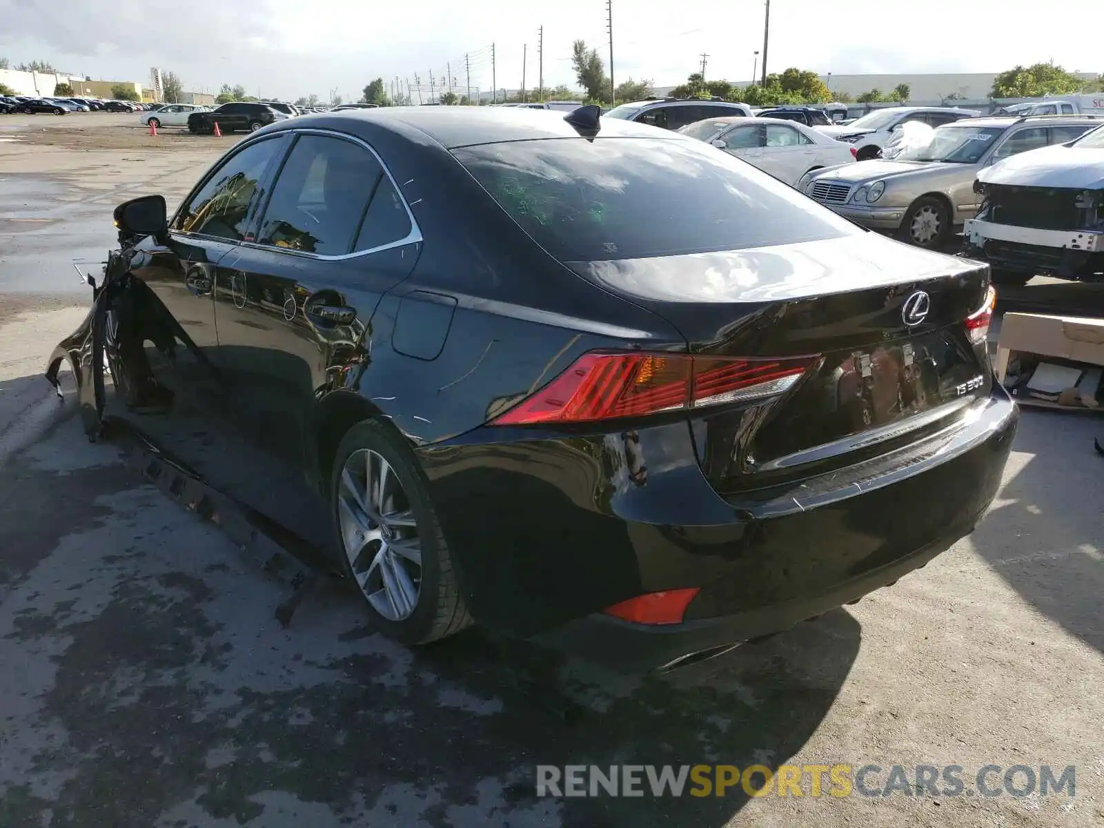 3 Photograph of a damaged car JTHAA1D28L5105751 LEXUS IS 2020