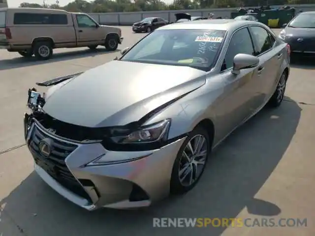 2 Photograph of a damaged car JTHAA1D28L5108665 LEXUS IS 2020