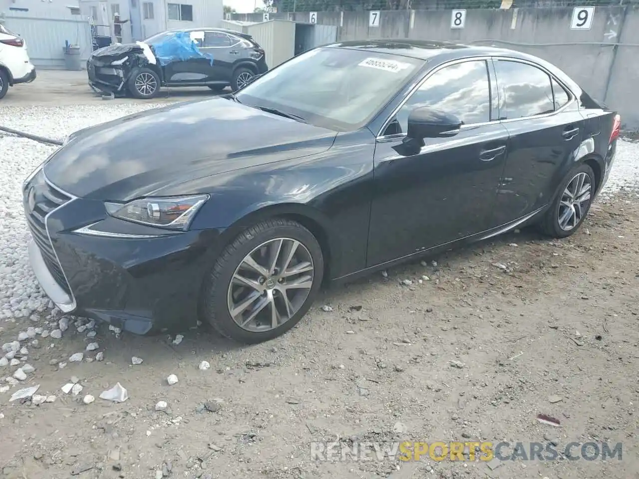 1 Photograph of a damaged car JTHAA1D29L5101336 LEXUS IS 2020