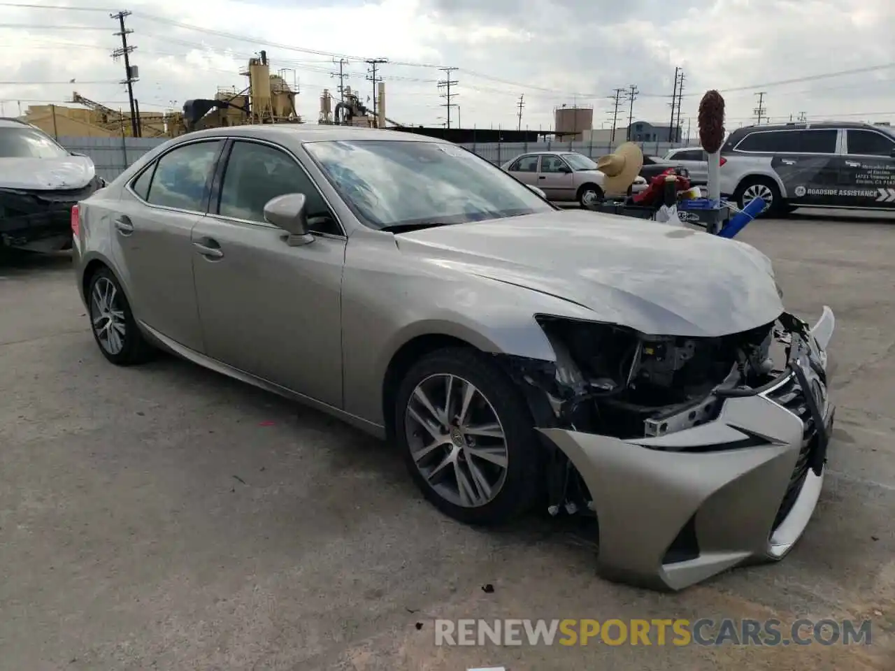 1 Photograph of a damaged car JTHAA1D29L5102714 LEXUS IS 2020