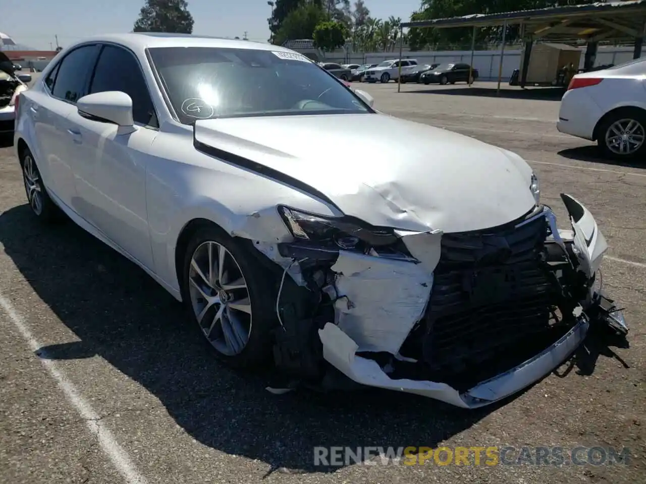 1 Photograph of a damaged car JTHAA1D29L5103300 LEXUS IS 2020