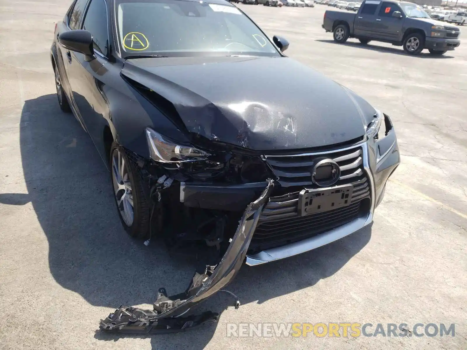 9 Photograph of a damaged car JTHAA1D29L5104253 LEXUS IS 2020