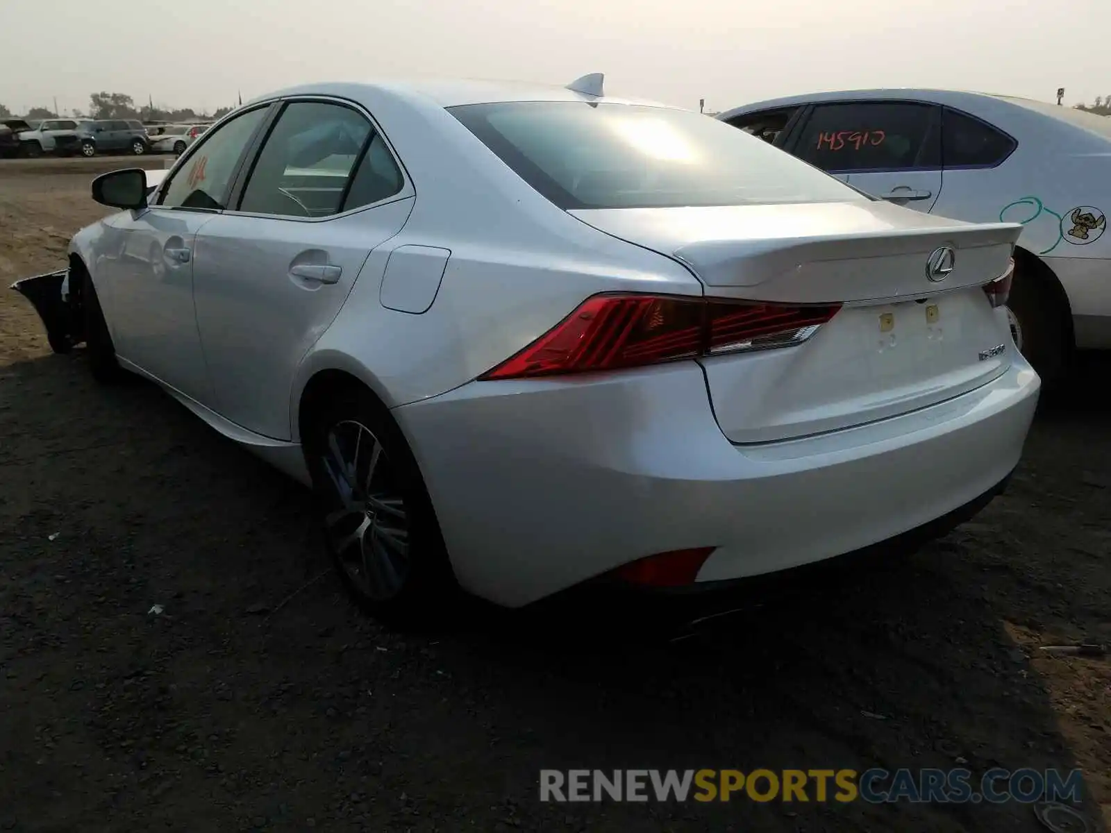 3 Photograph of a damaged car JTHAA1D29L5105824 LEXUS IS 2020