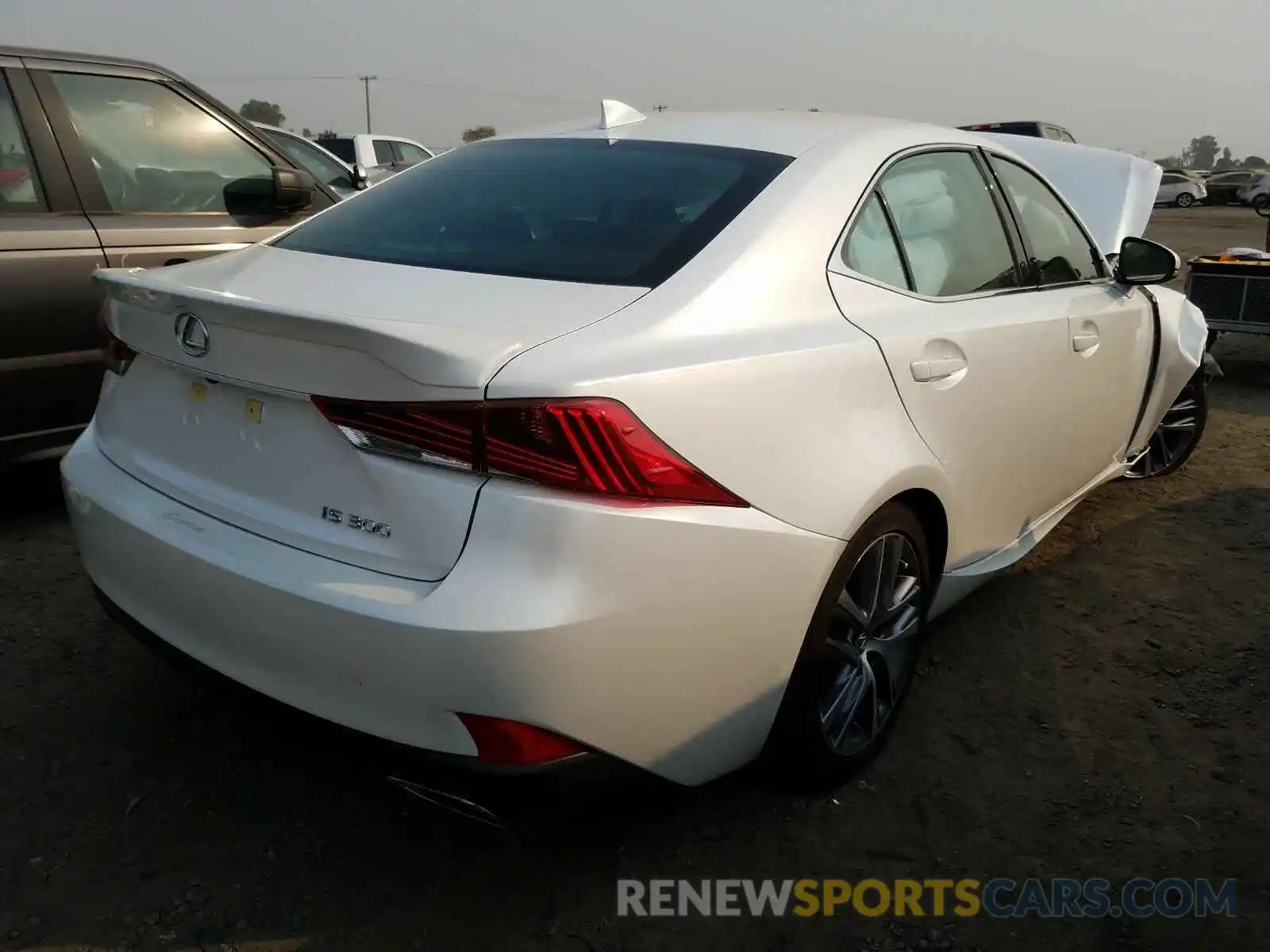 4 Photograph of a damaged car JTHAA1D29L5105824 LEXUS IS 2020