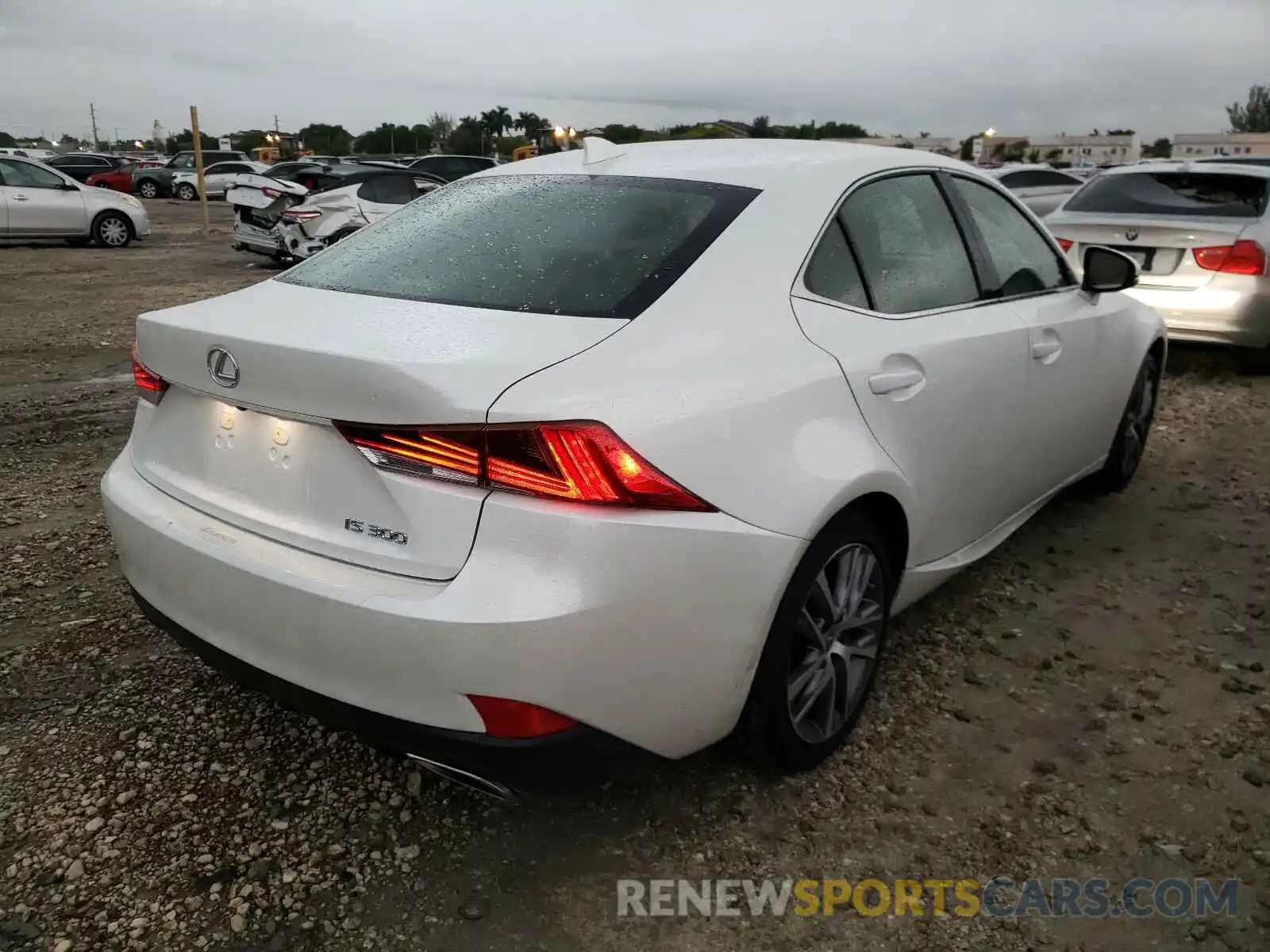 4 Photograph of a damaged car JTHAA1D29L5106634 LEXUS IS 2020