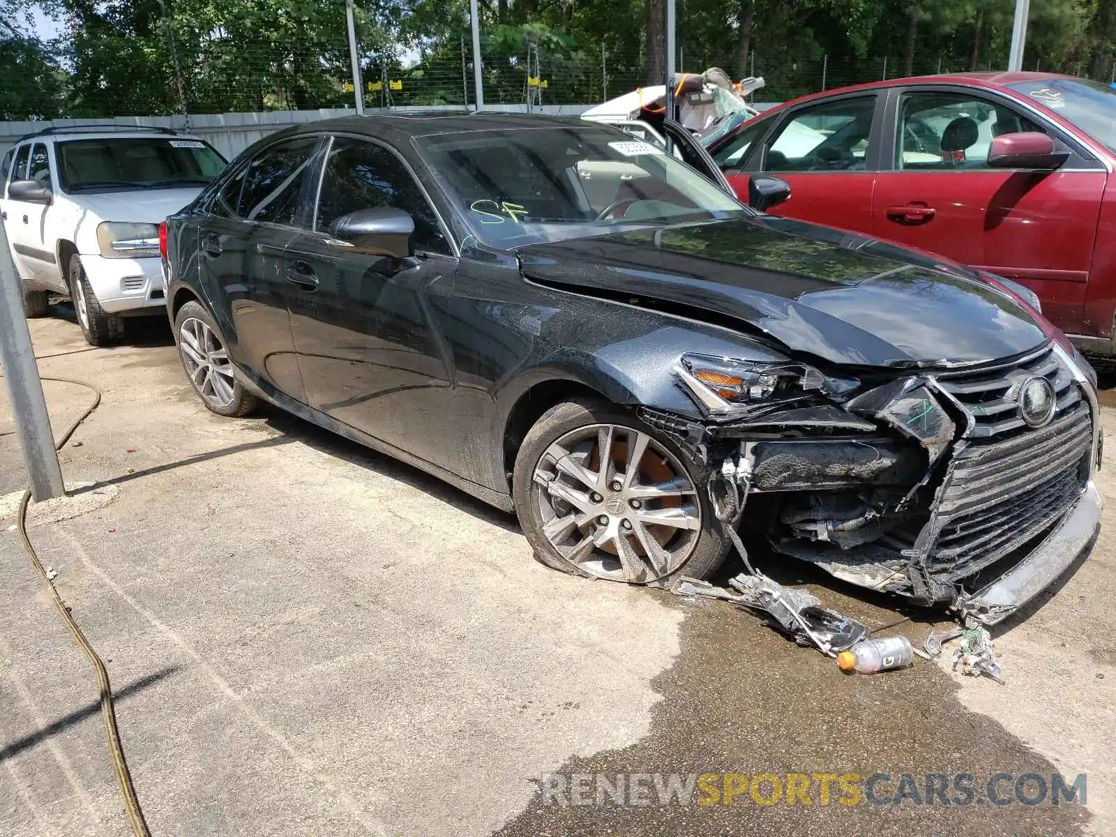 1 Photograph of a damaged car JTHAA1D29L5106939 LEXUS IS 2020