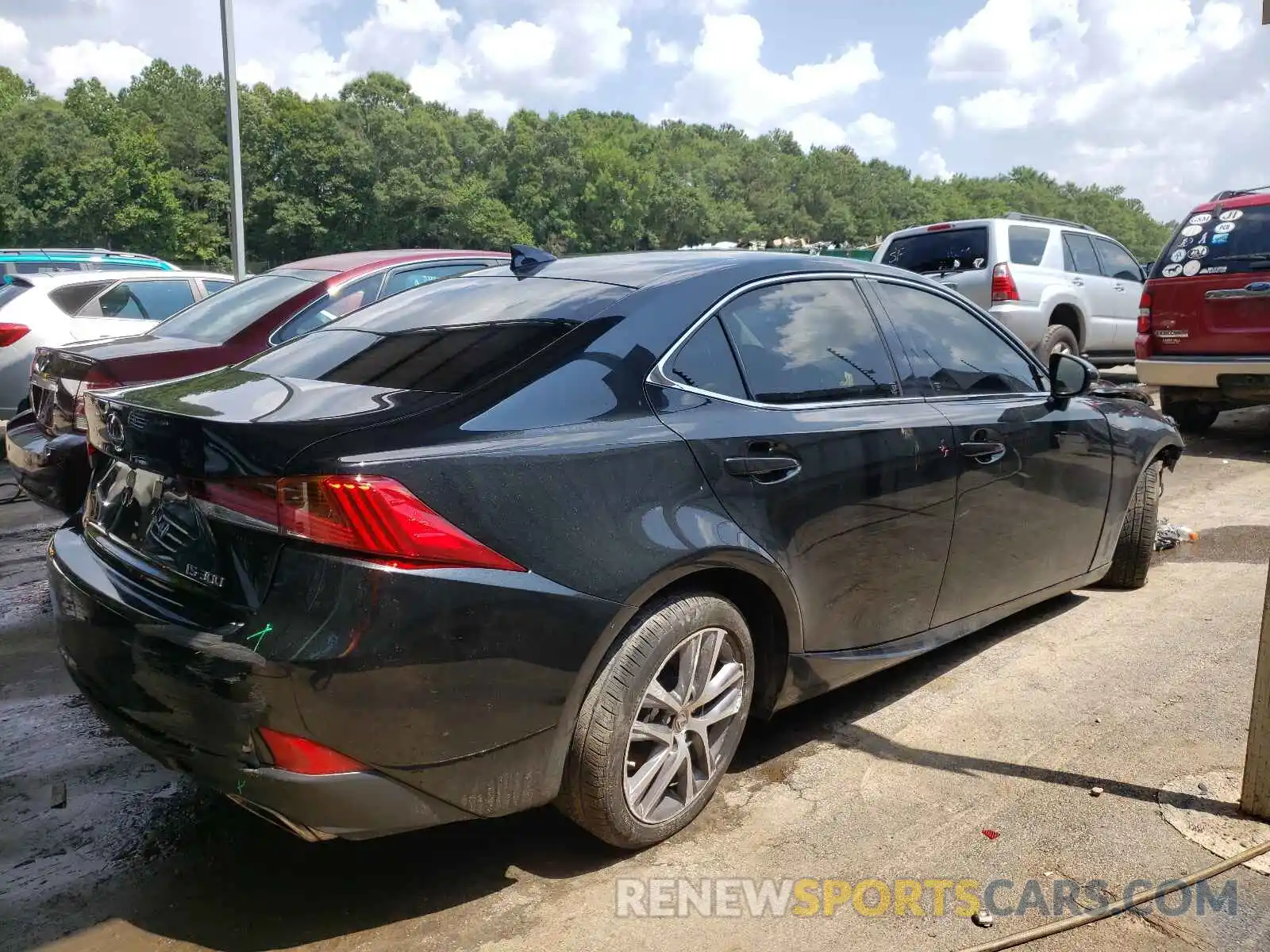 4 Photograph of a damaged car JTHAA1D29L5106939 LEXUS IS 2020