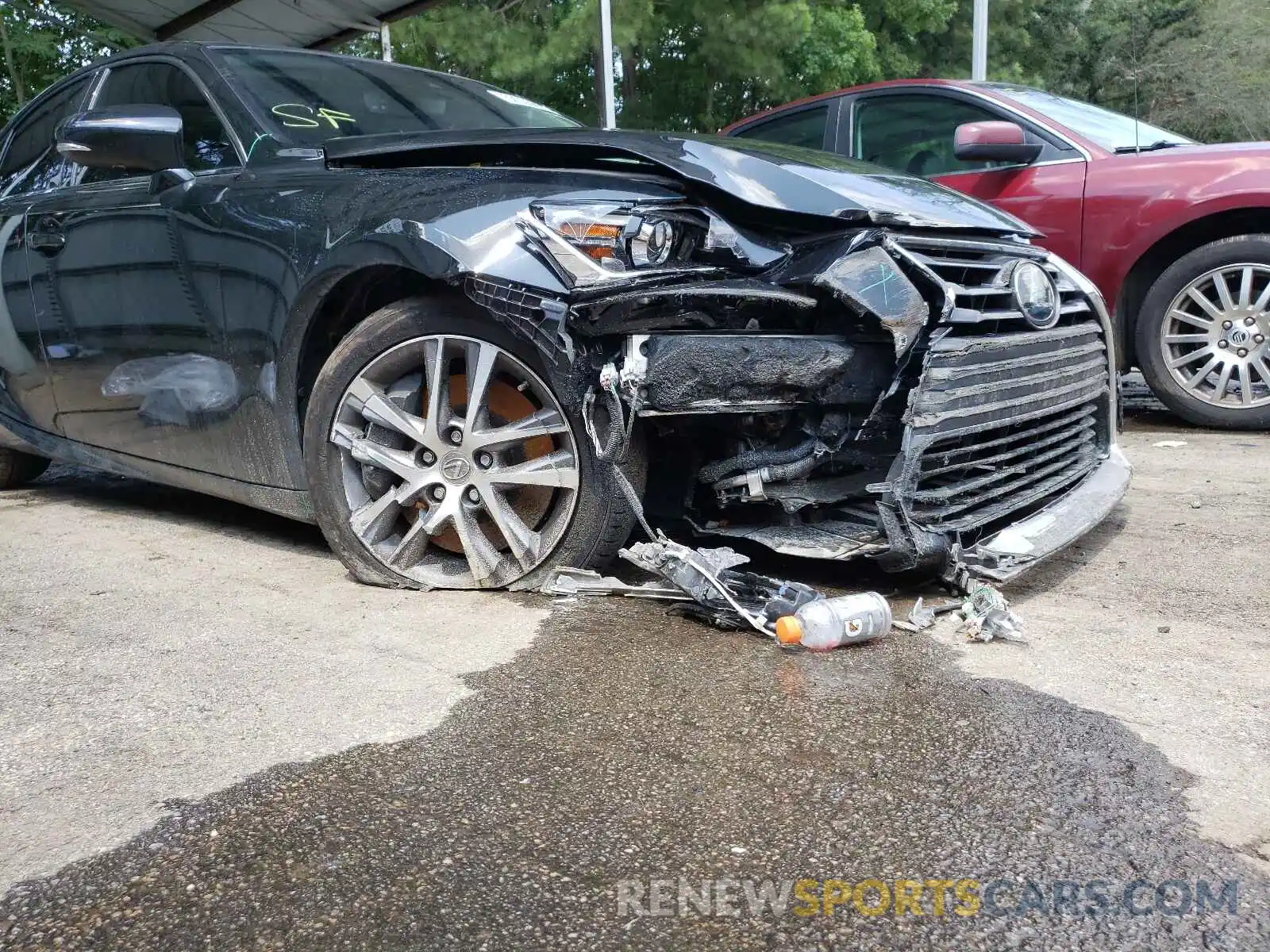 9 Photograph of a damaged car JTHAA1D29L5106939 LEXUS IS 2020