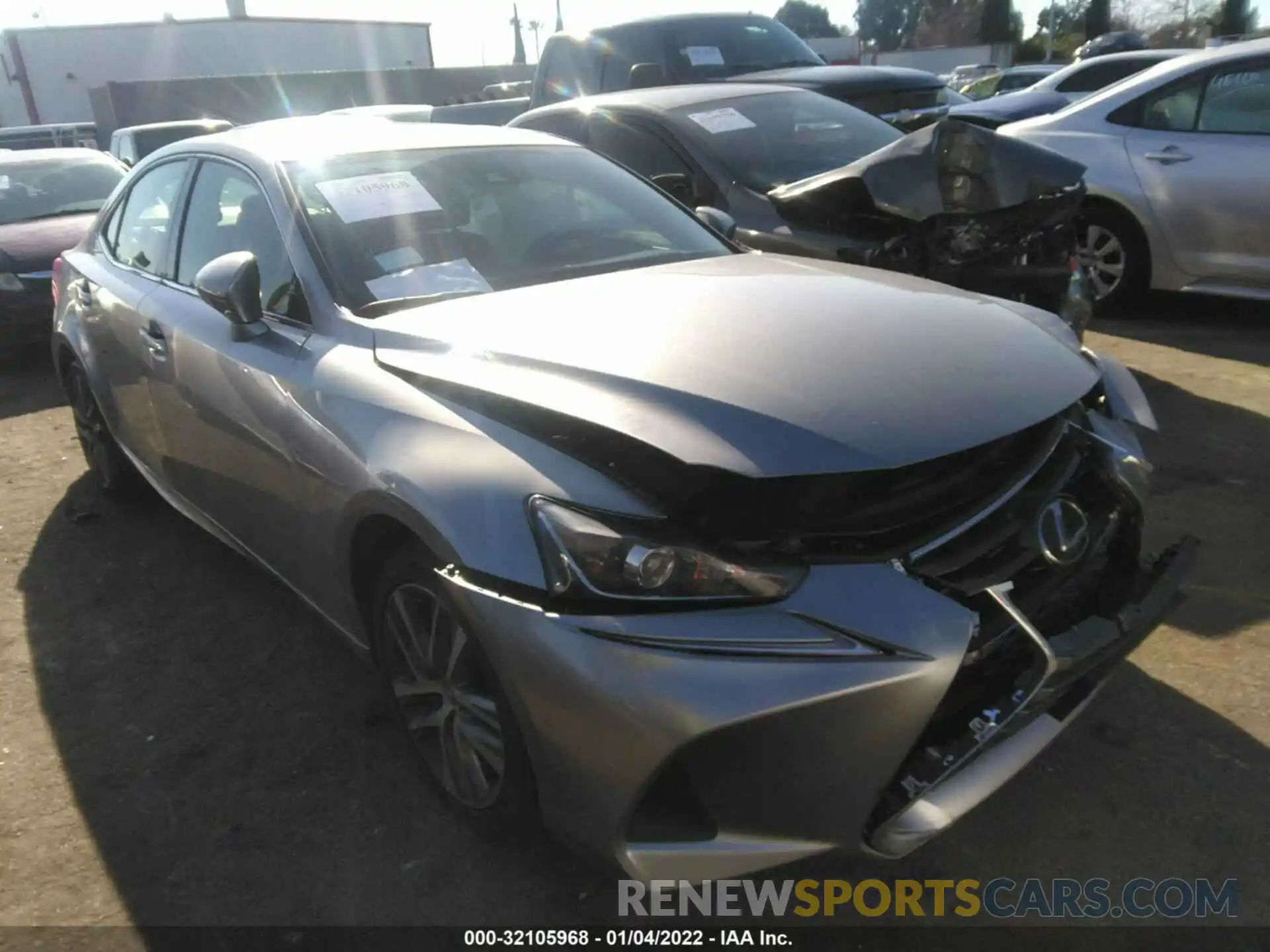 1 Photograph of a damaged car JTHAA1D2XL5101491 LEXUS IS 2020