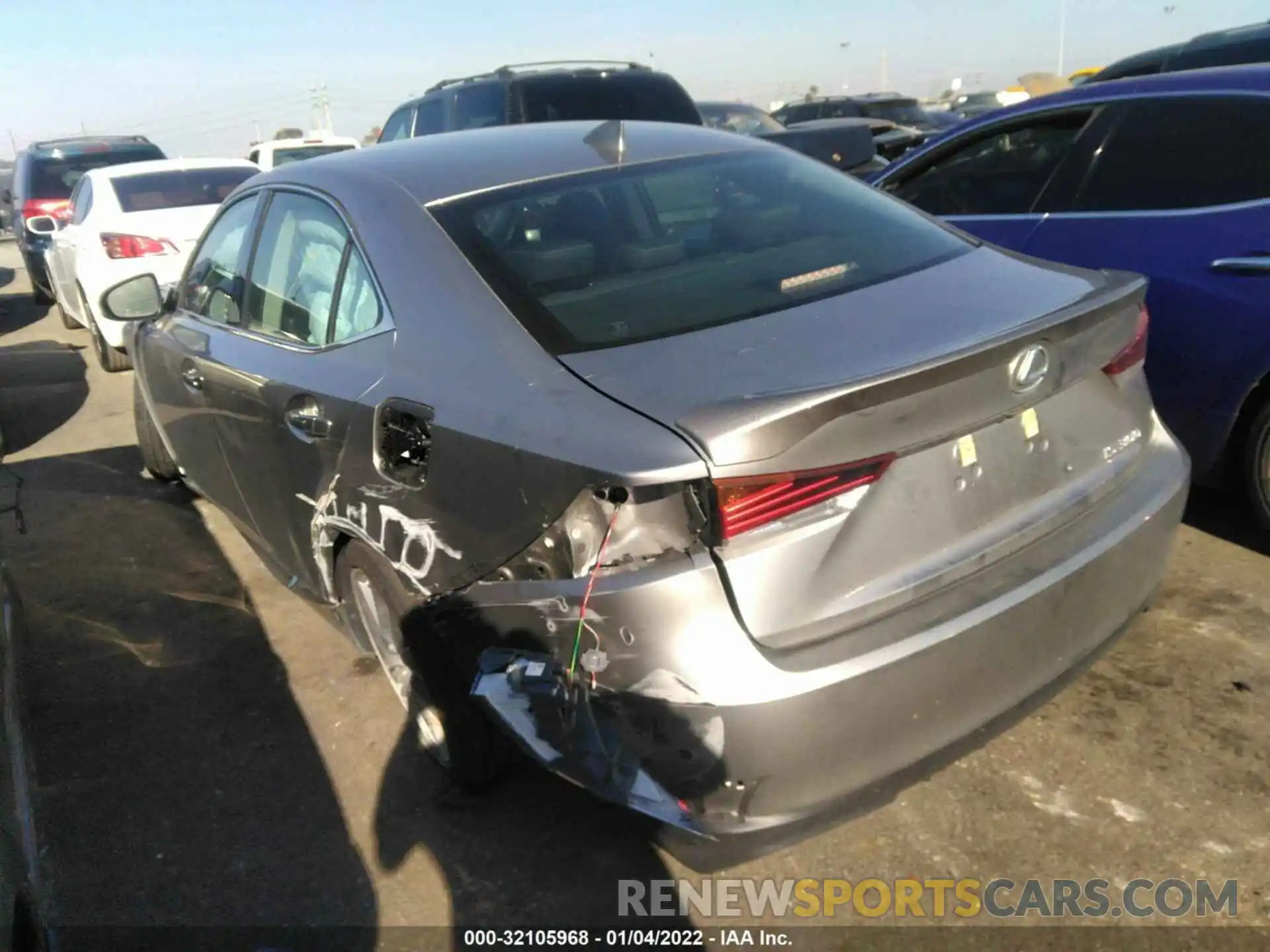 3 Photograph of a damaged car JTHAA1D2XL5101491 LEXUS IS 2020