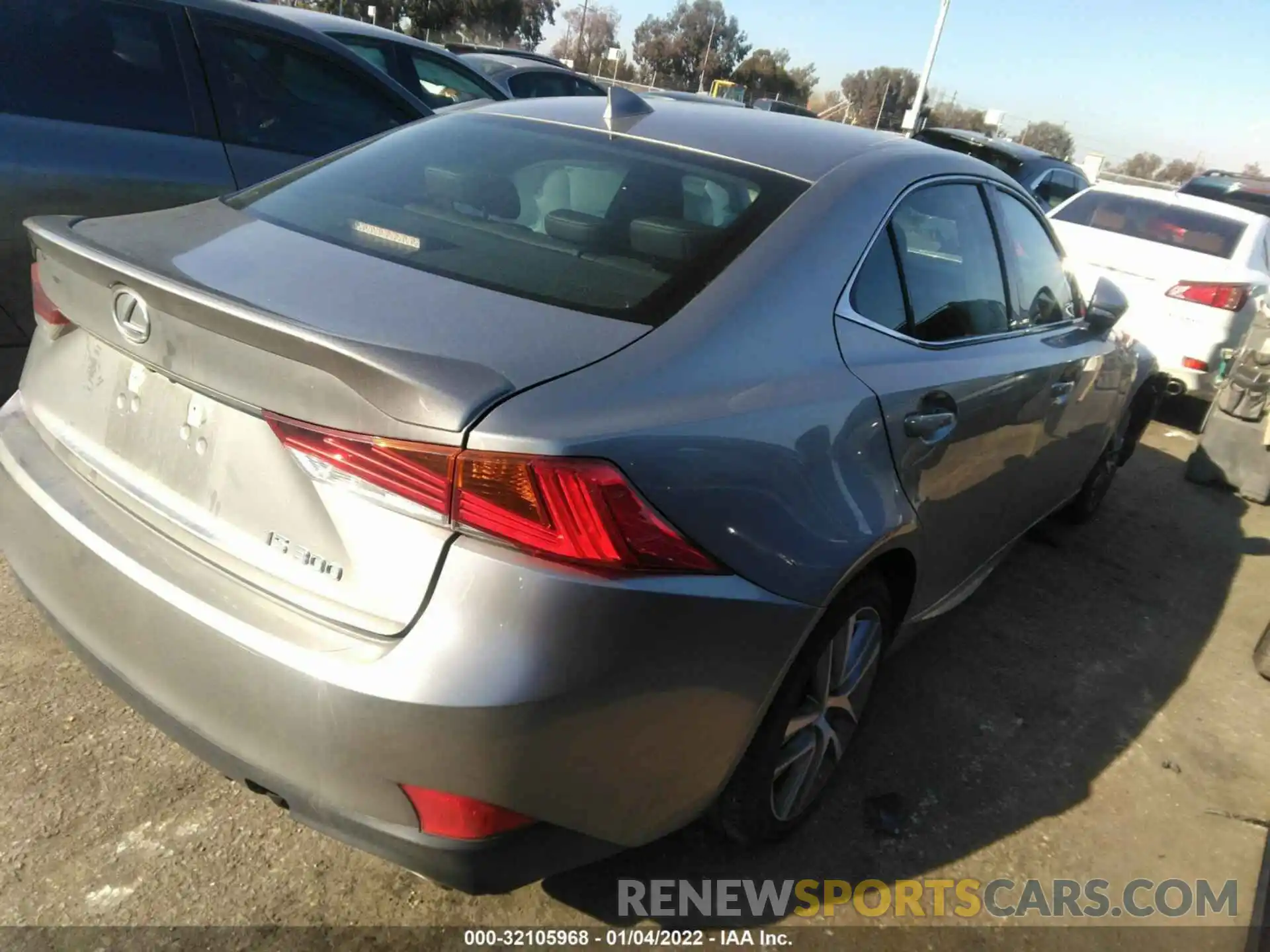 4 Photograph of a damaged car JTHAA1D2XL5101491 LEXUS IS 2020