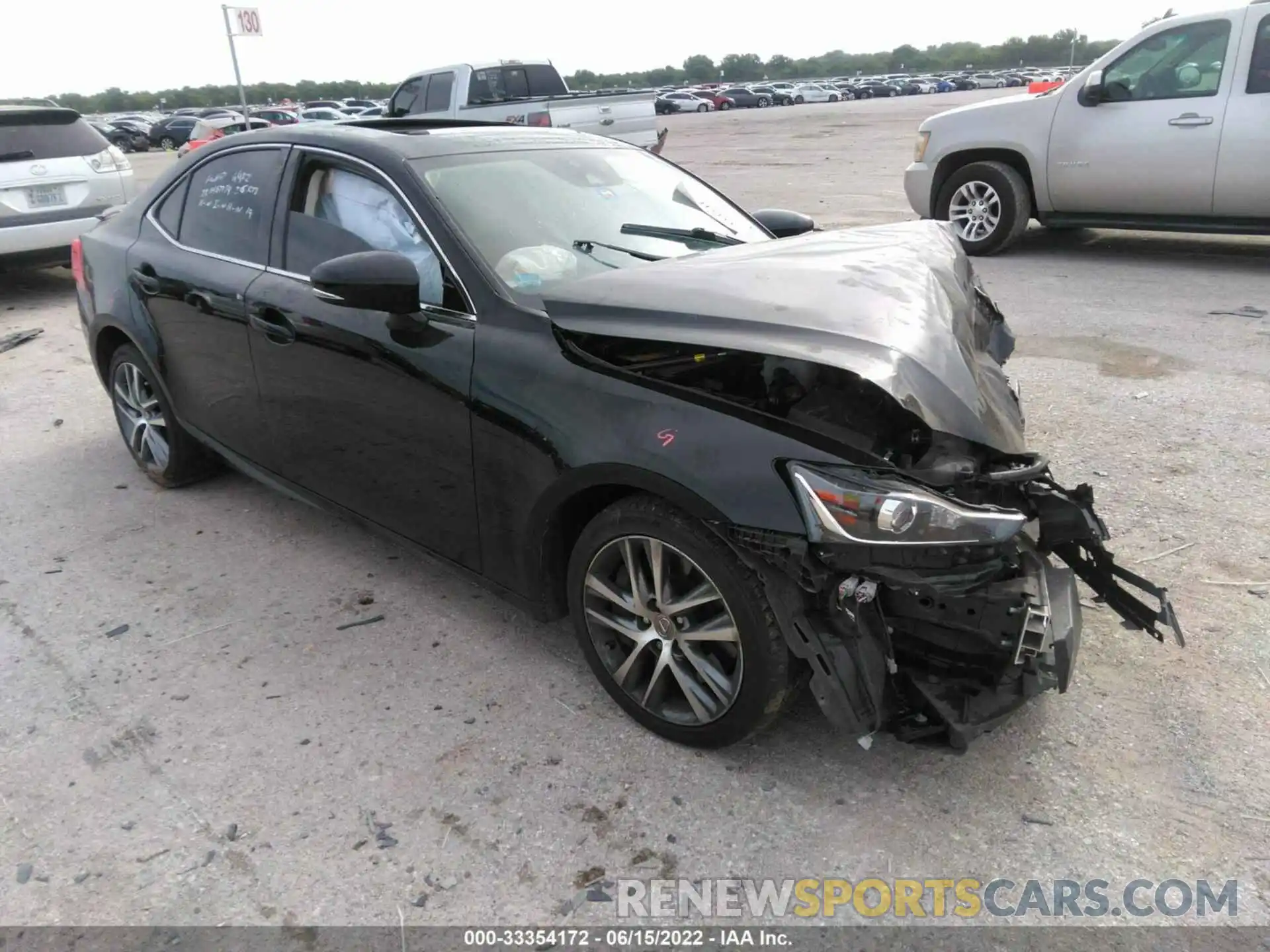 1 Photograph of a damaged car JTHAA1D2XL5103497 LEXUS IS 2020